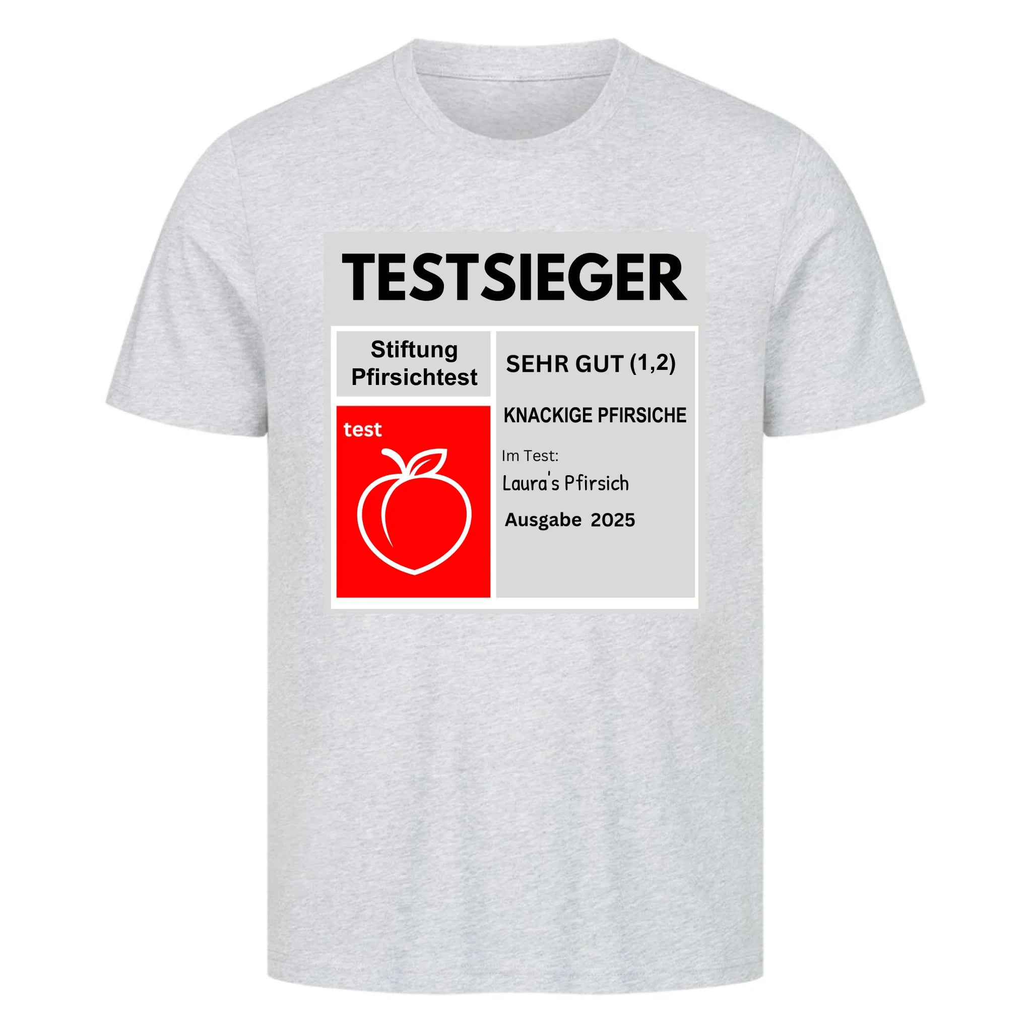 STIFTUNG PFIRSICHTEST - Personalisierbares Shirt Unisex