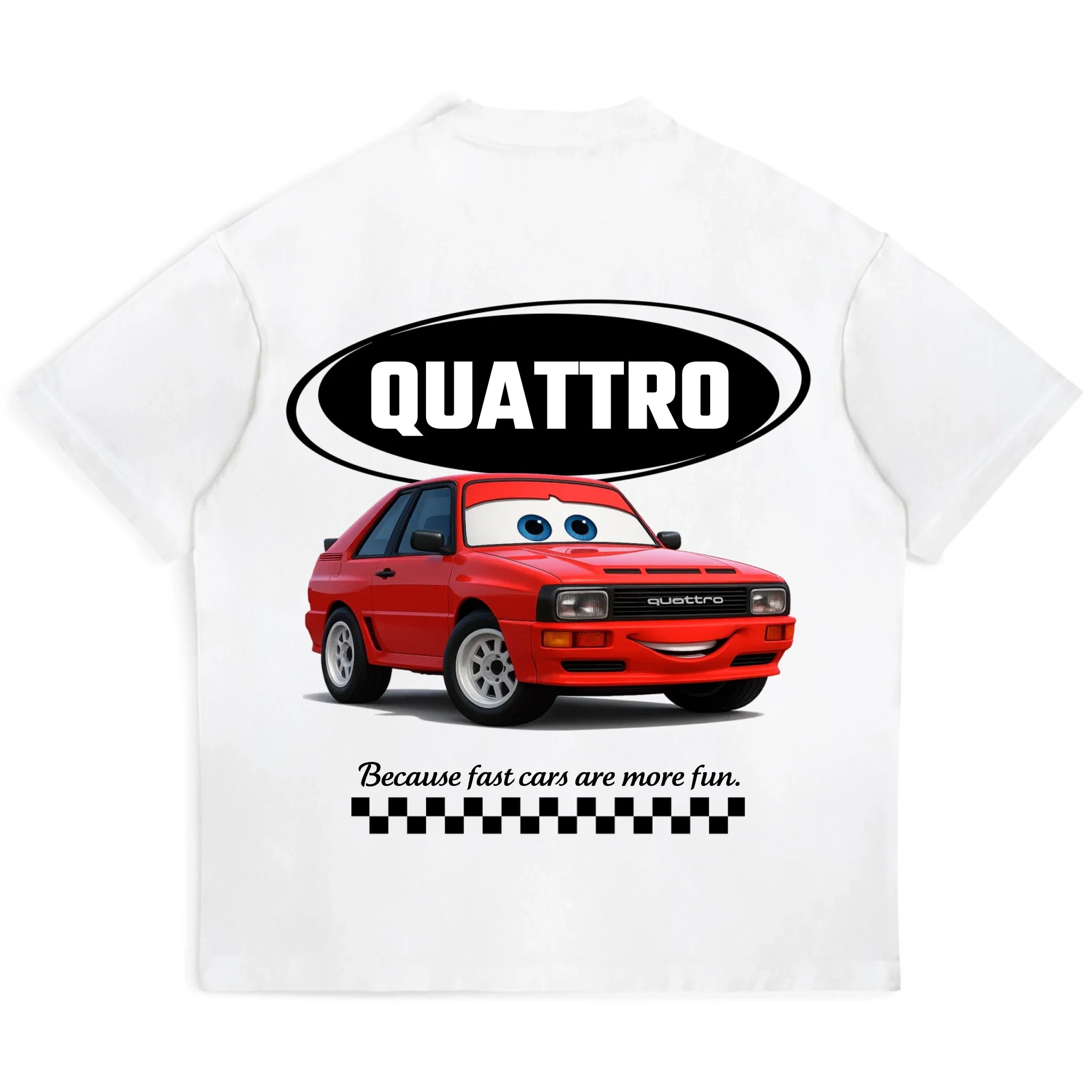 white tee mockup back
