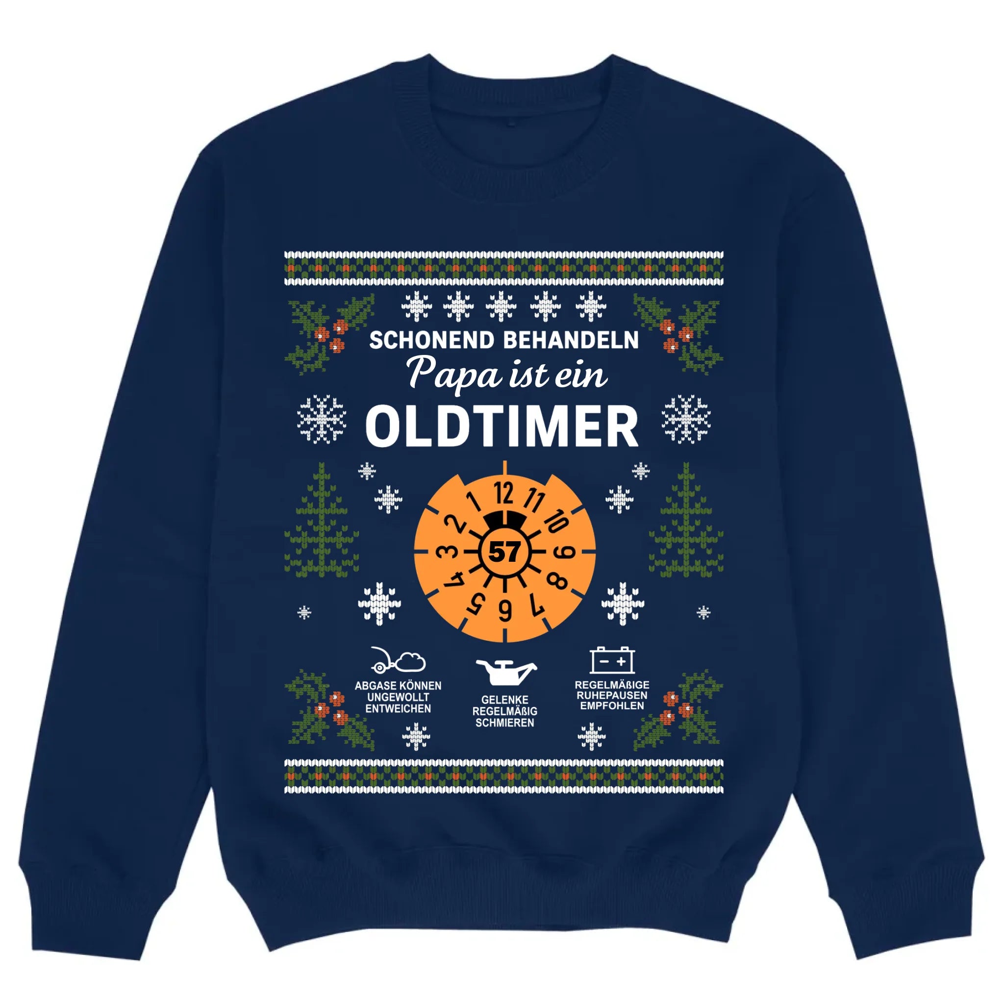 mockup sweater navy