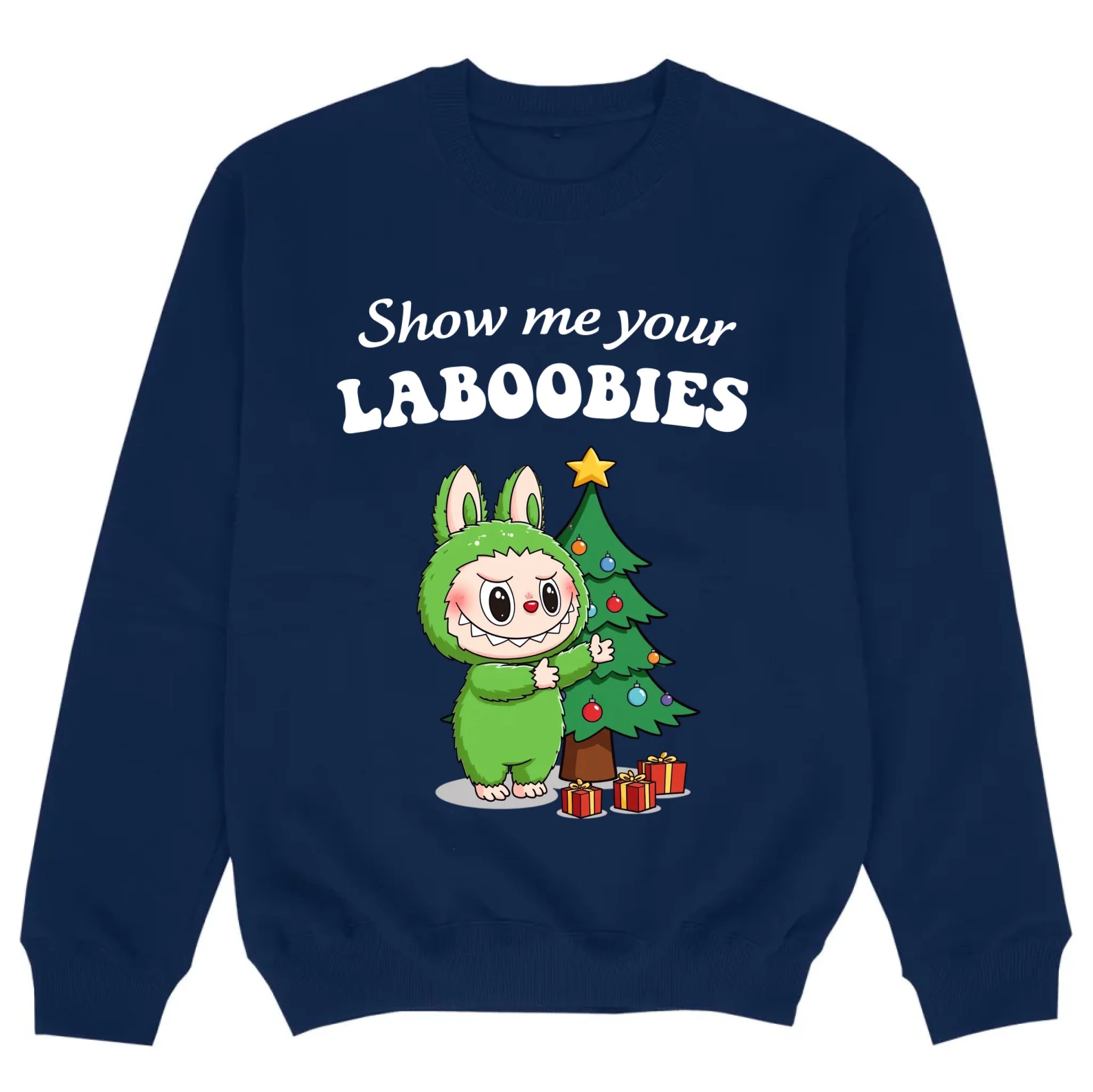 mockup sweater navy