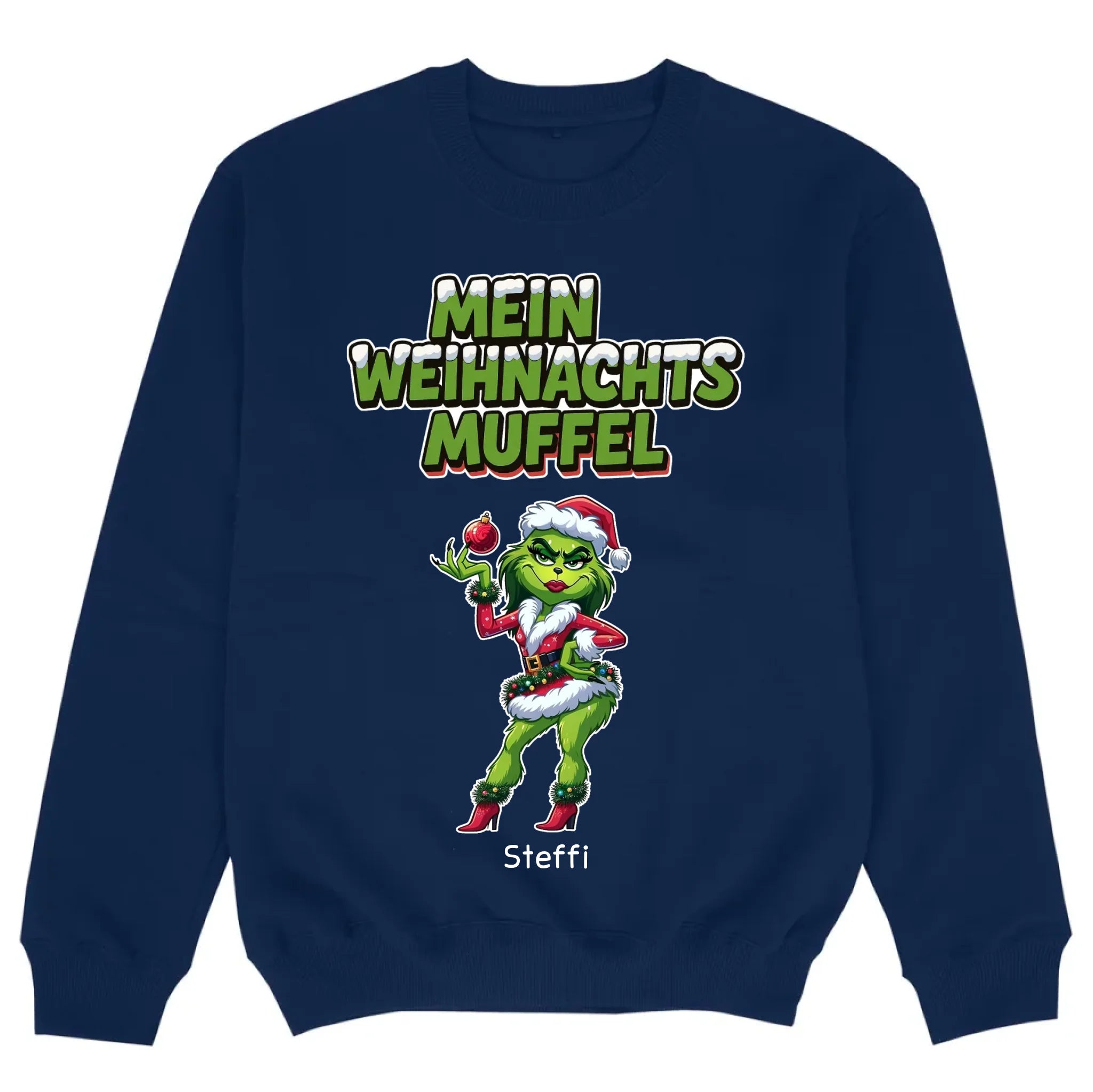 mockup sweater navy