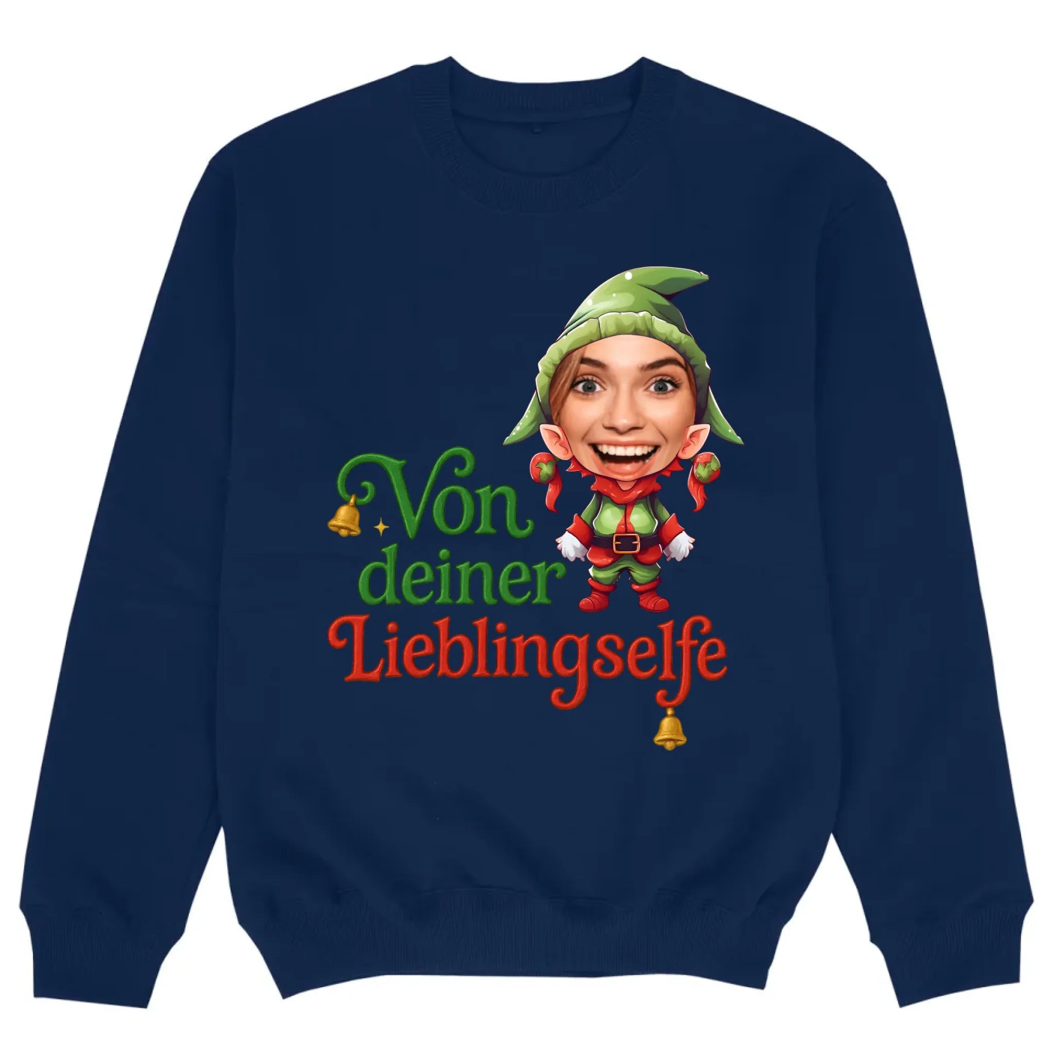 mockup sweater navy