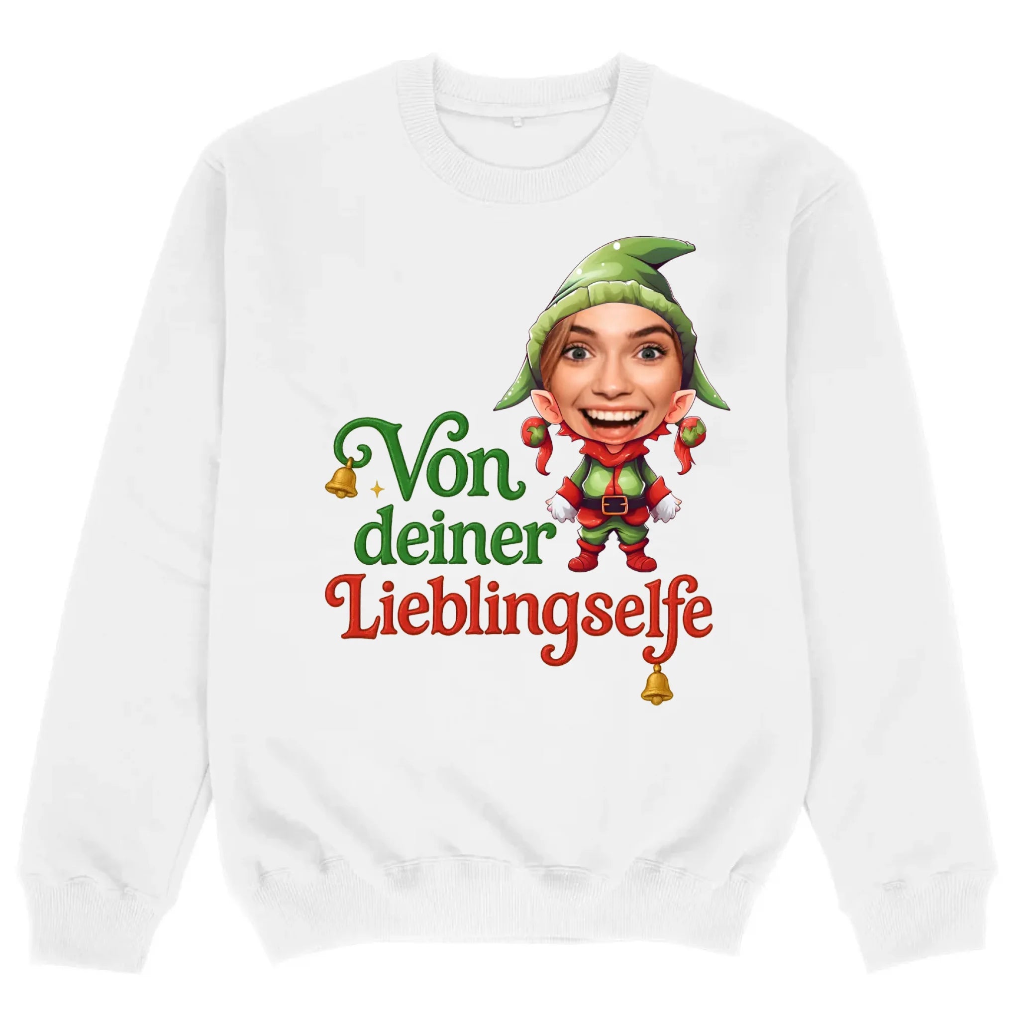 mockup sweater white