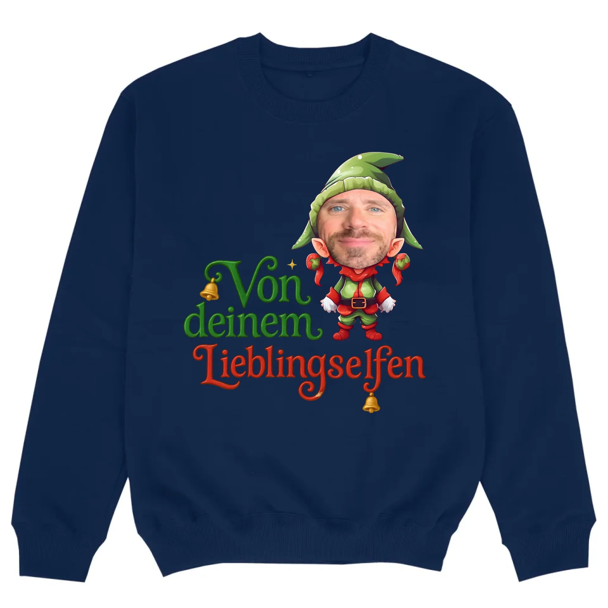mockup sweater navy