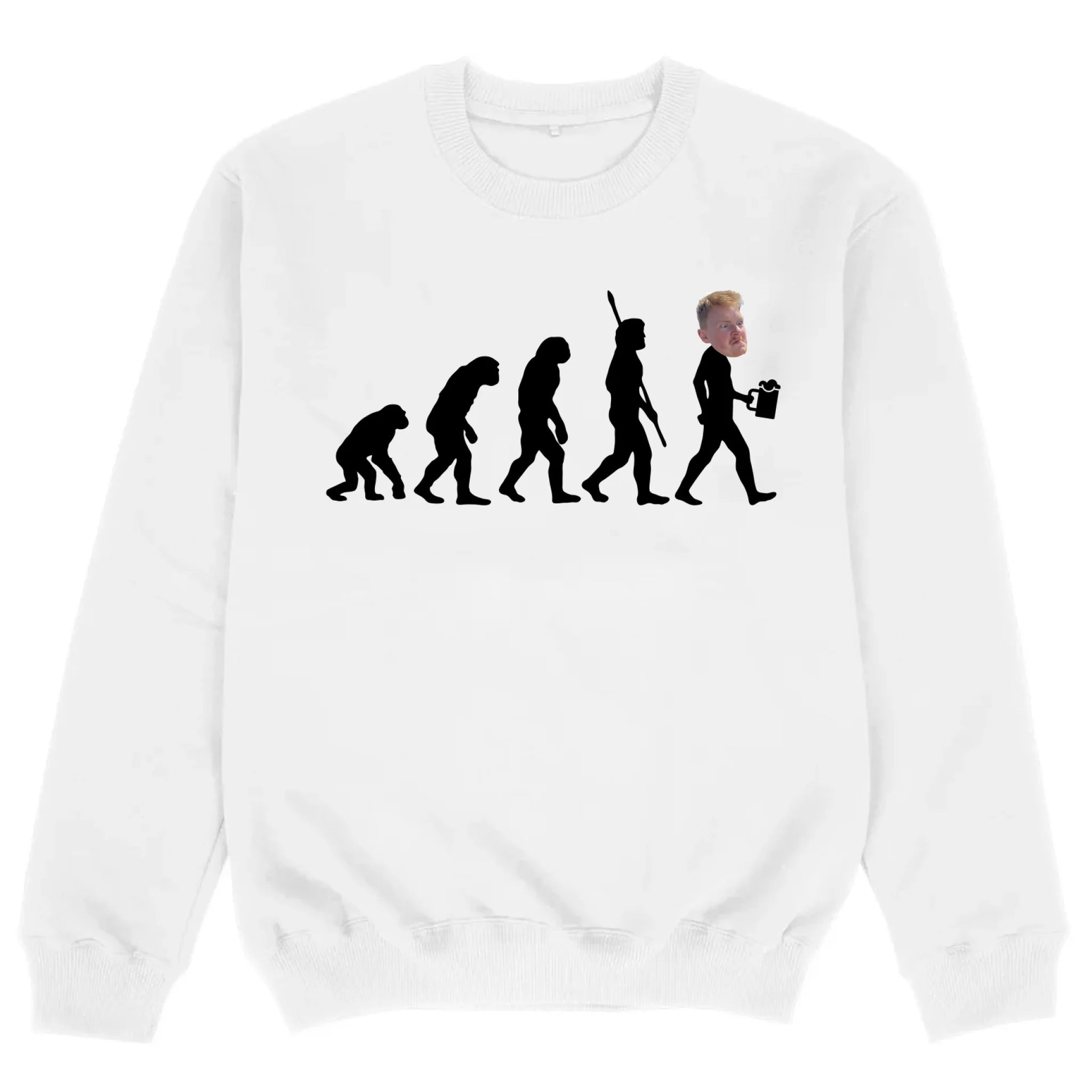 mockup sweater white