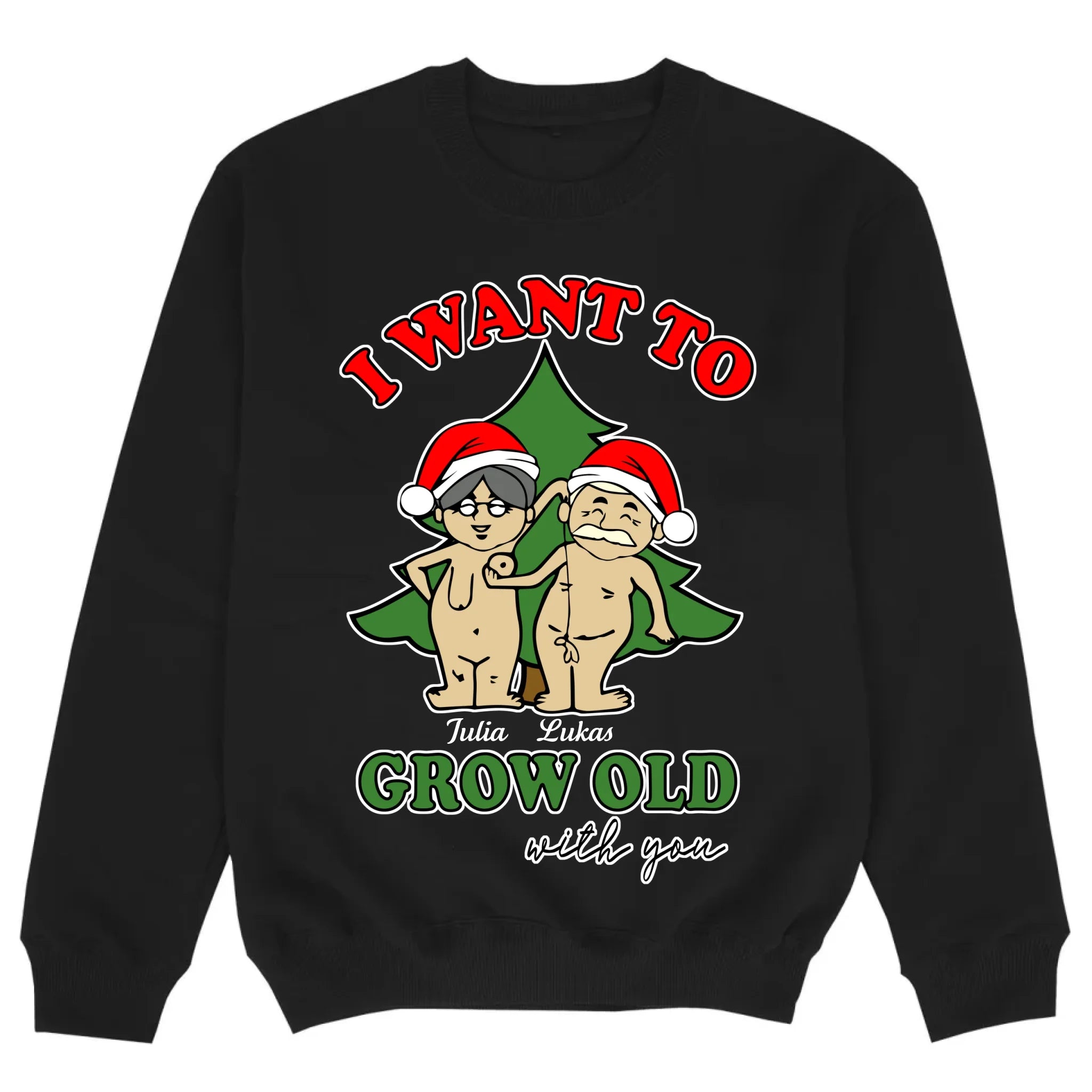 mockup sweater black