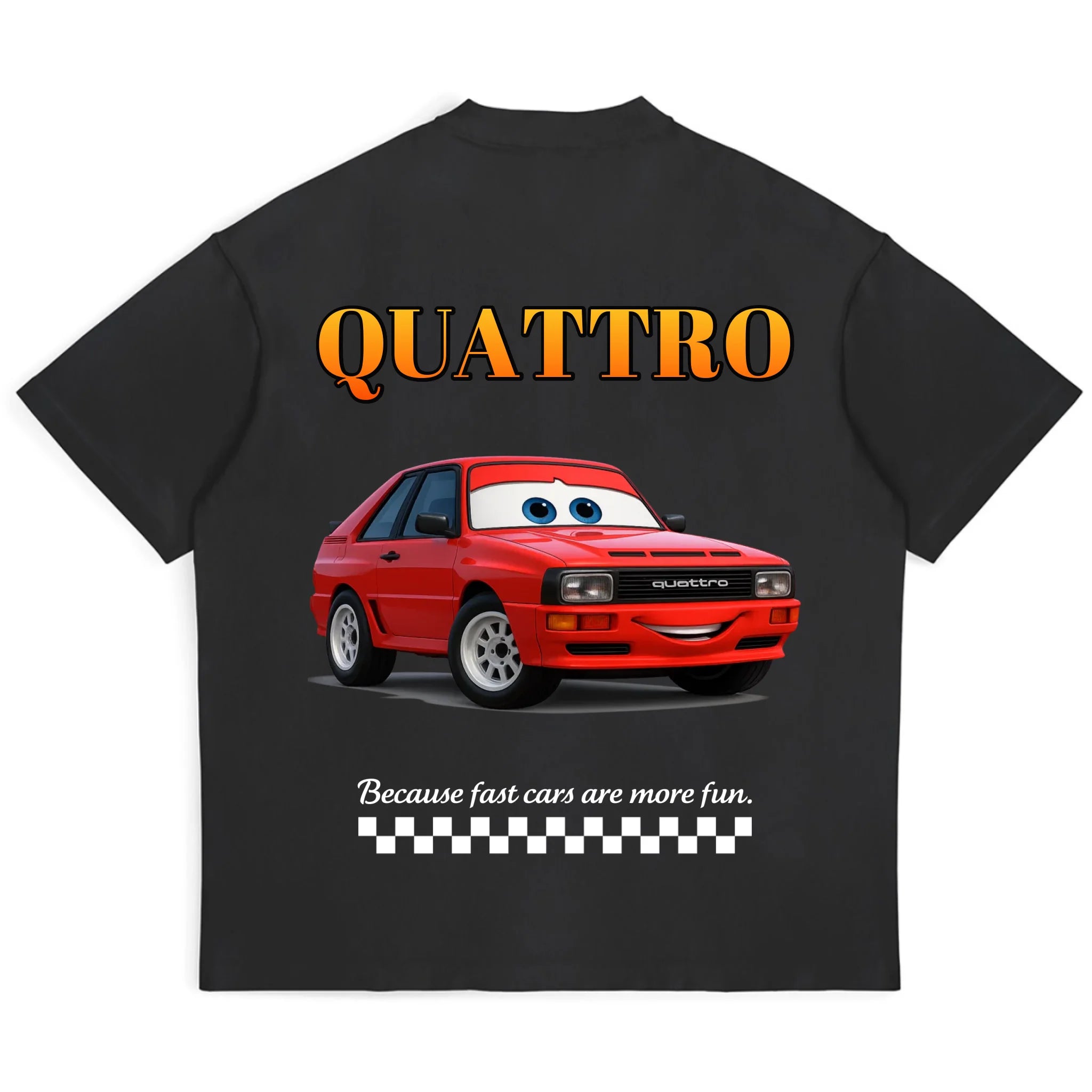 black tee mockup back