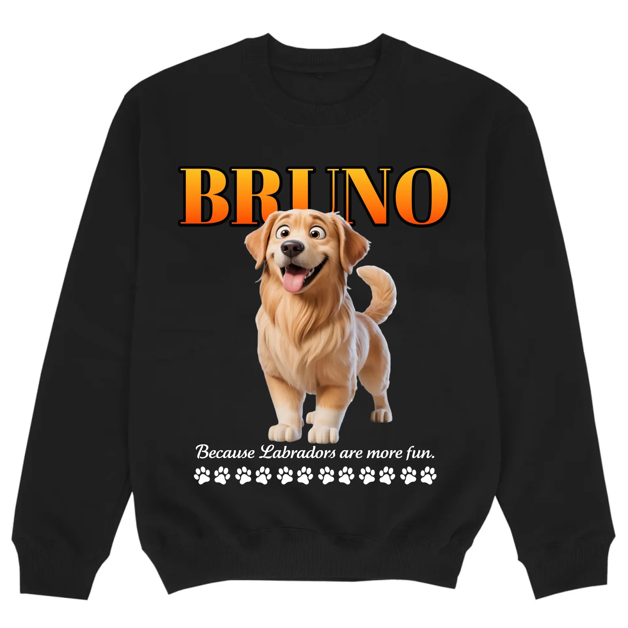 mockup sweater black