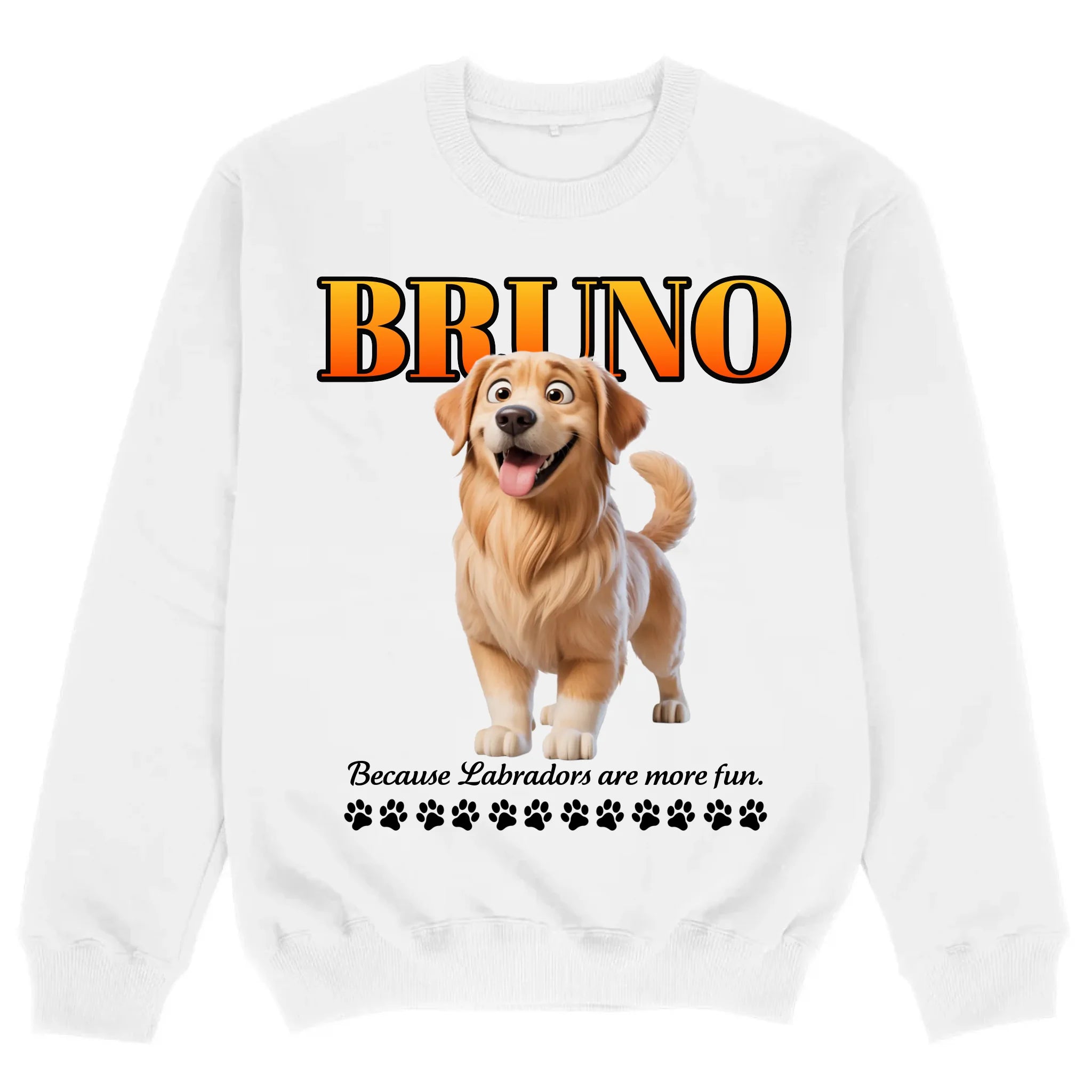 mockup sweater white