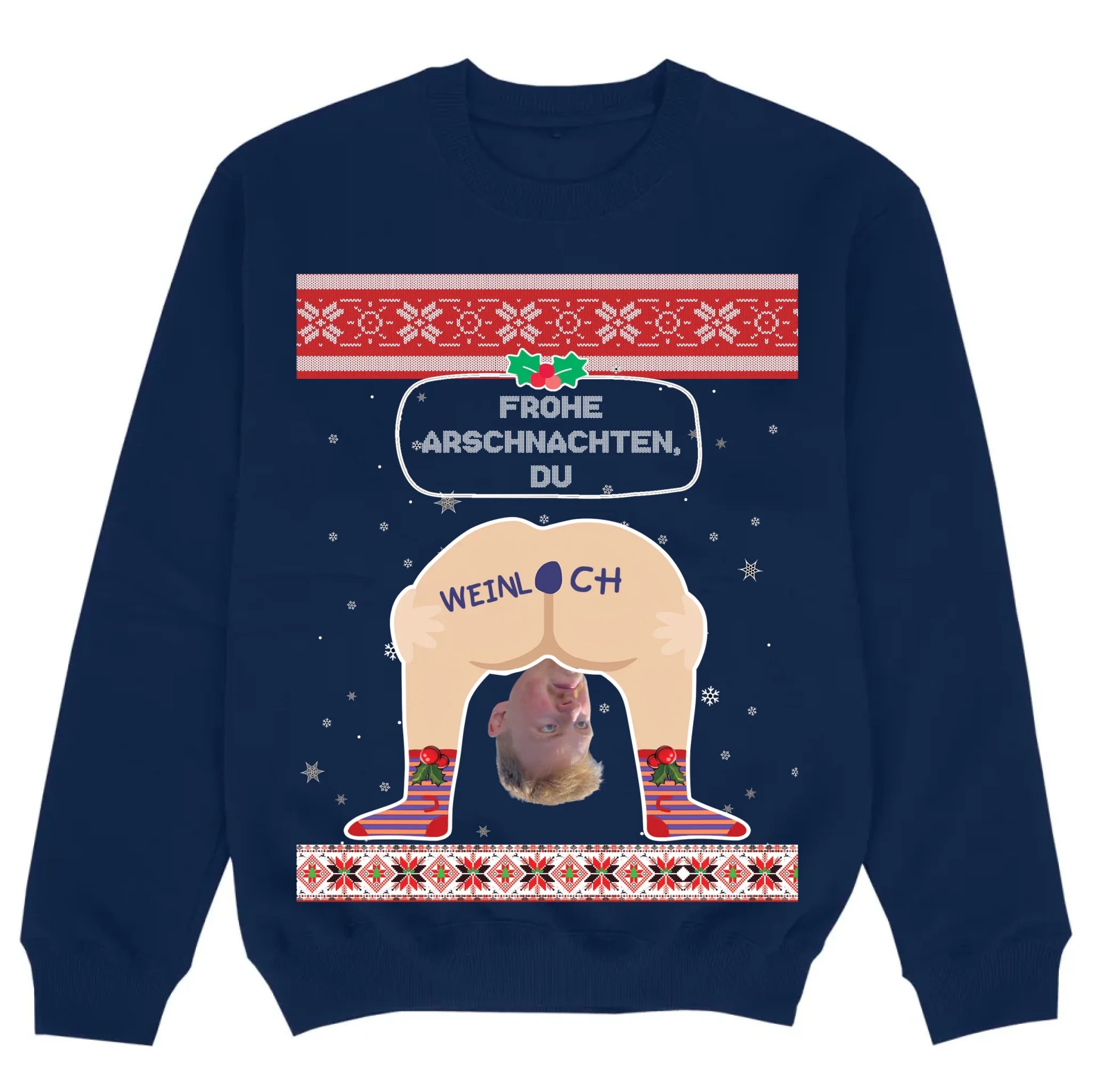 mockup sweater navy