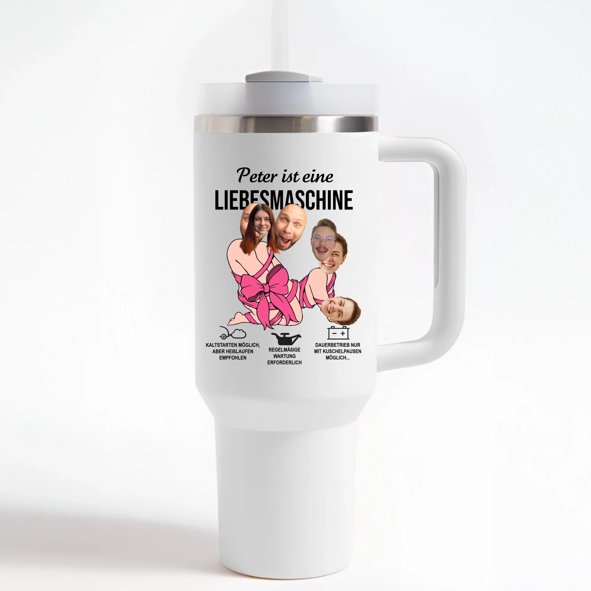 LIEBESMASCHINE - Personalisierbarer Thermobecher