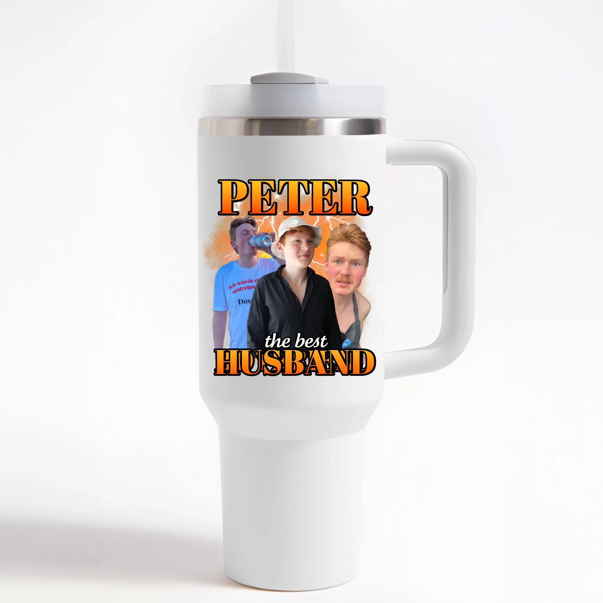 BOYFRIEND/HUSBAND FOTO - Personalisierbarer Thermobecher