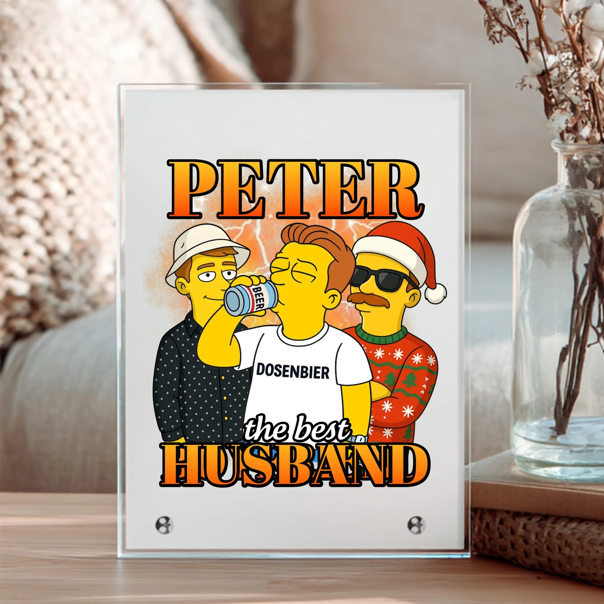 glasaufsteller mockup