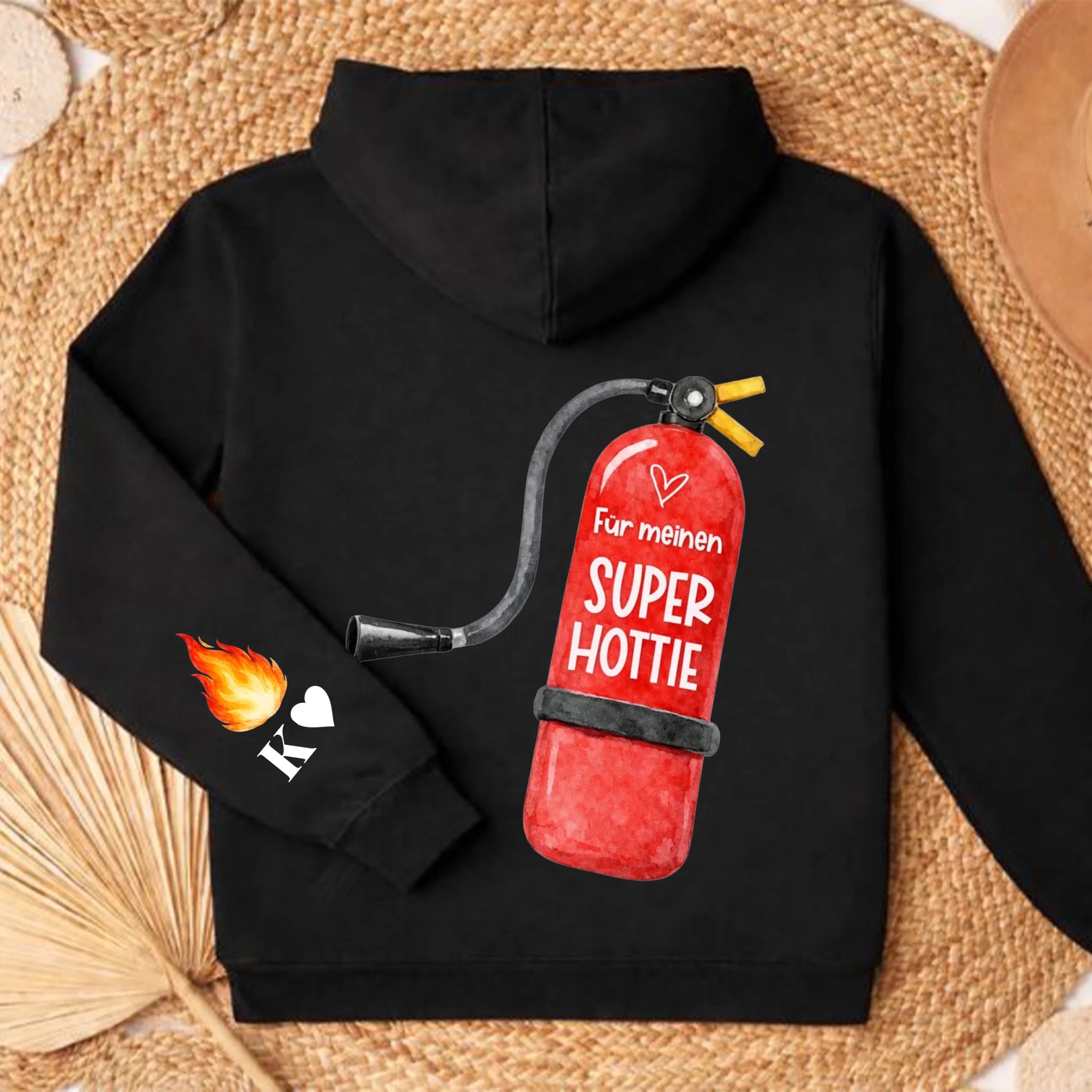 mockup hoodie black