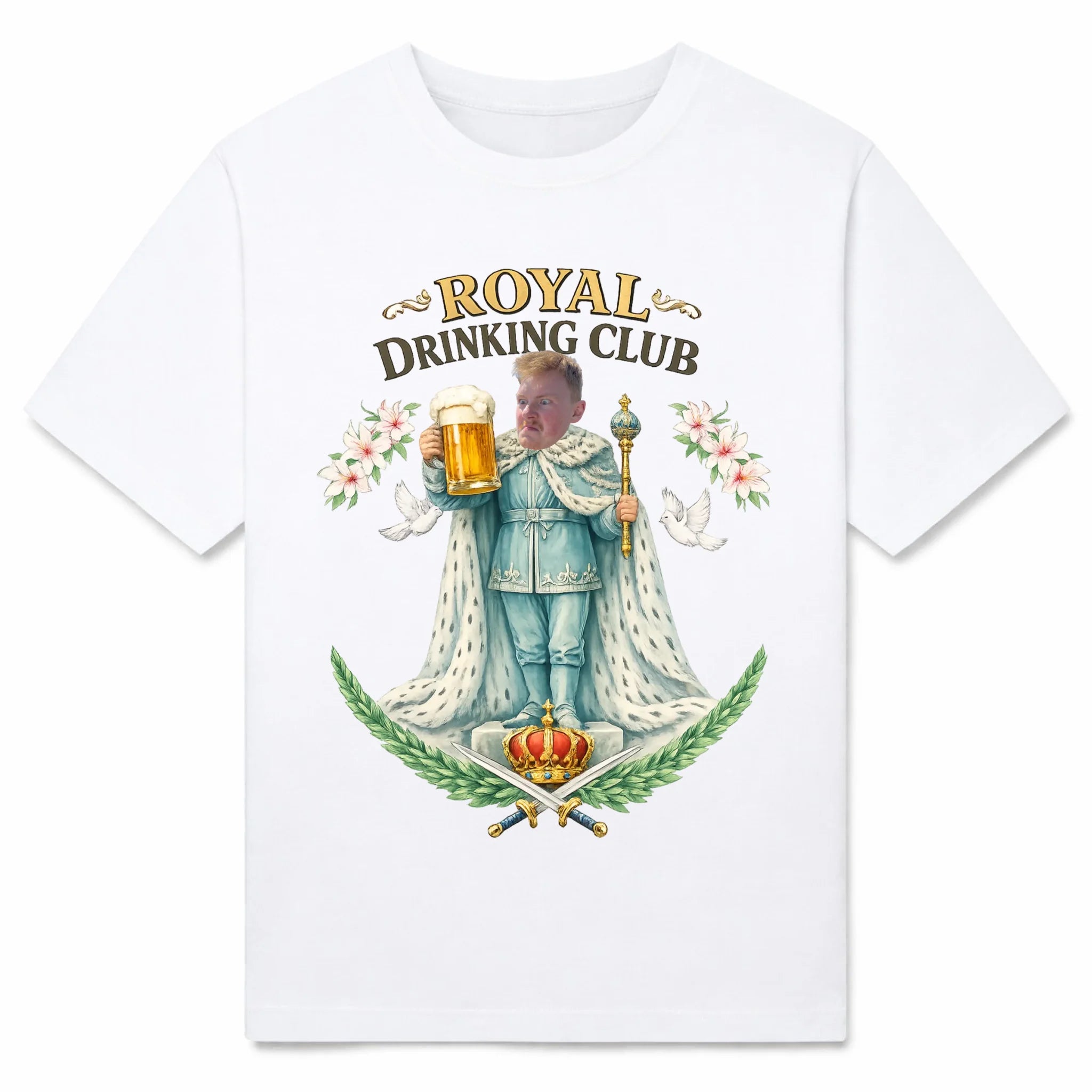 shirt white front