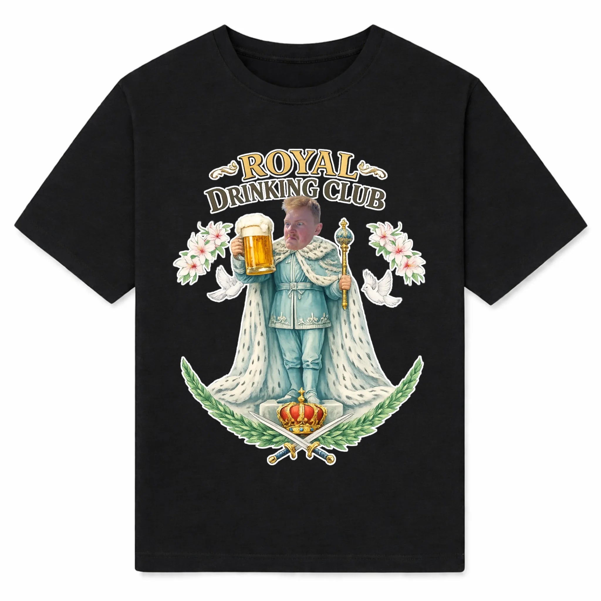 shirt black front
