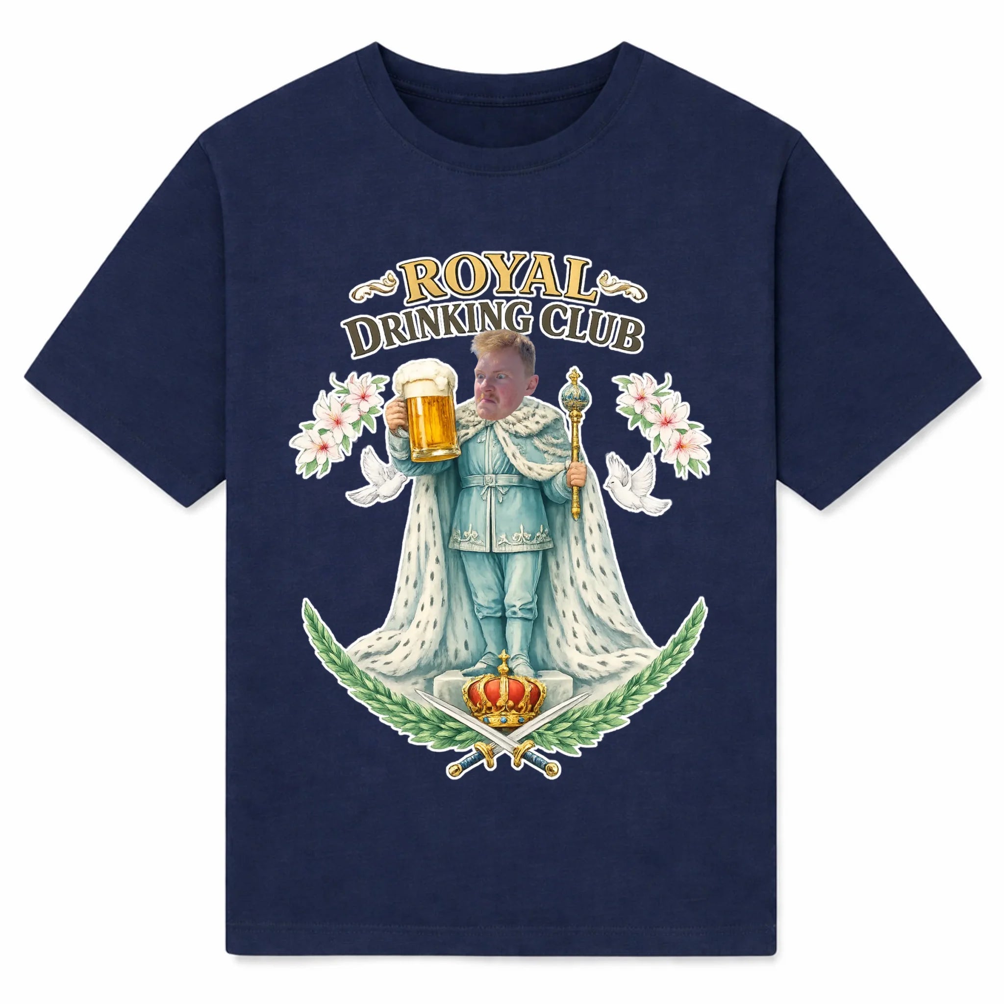 shirt front navy