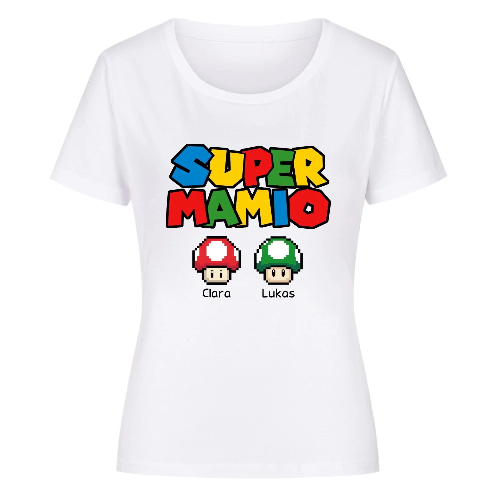 SUPER MAMIO - Personalisierbares T-Shirt Damen