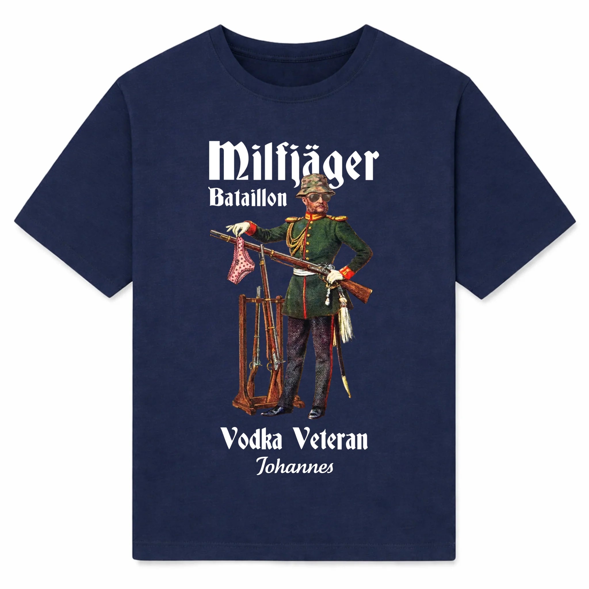 shirt front navy