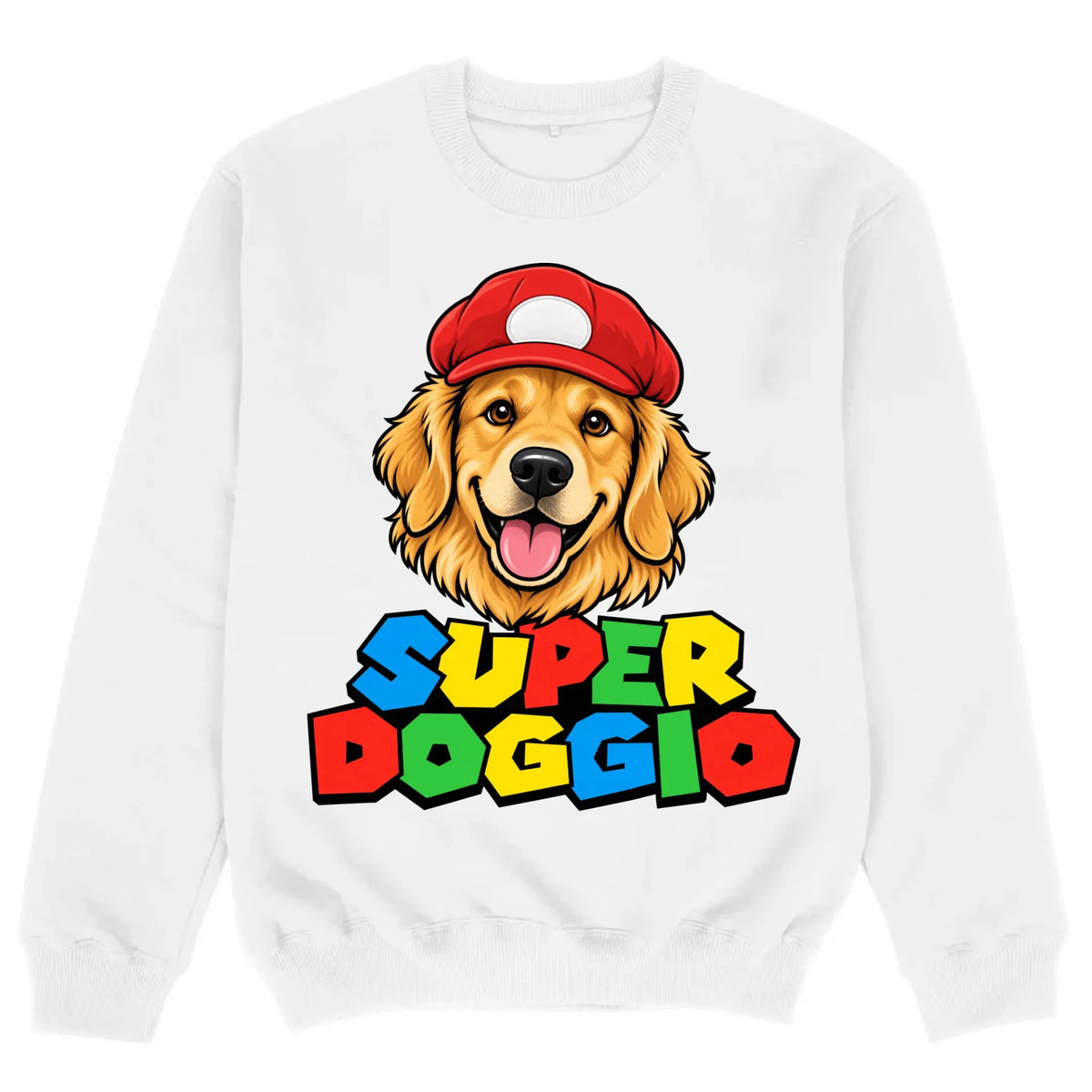 mockup sweater white