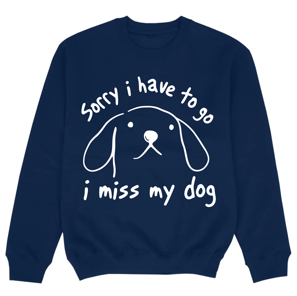 mockup sweater navy