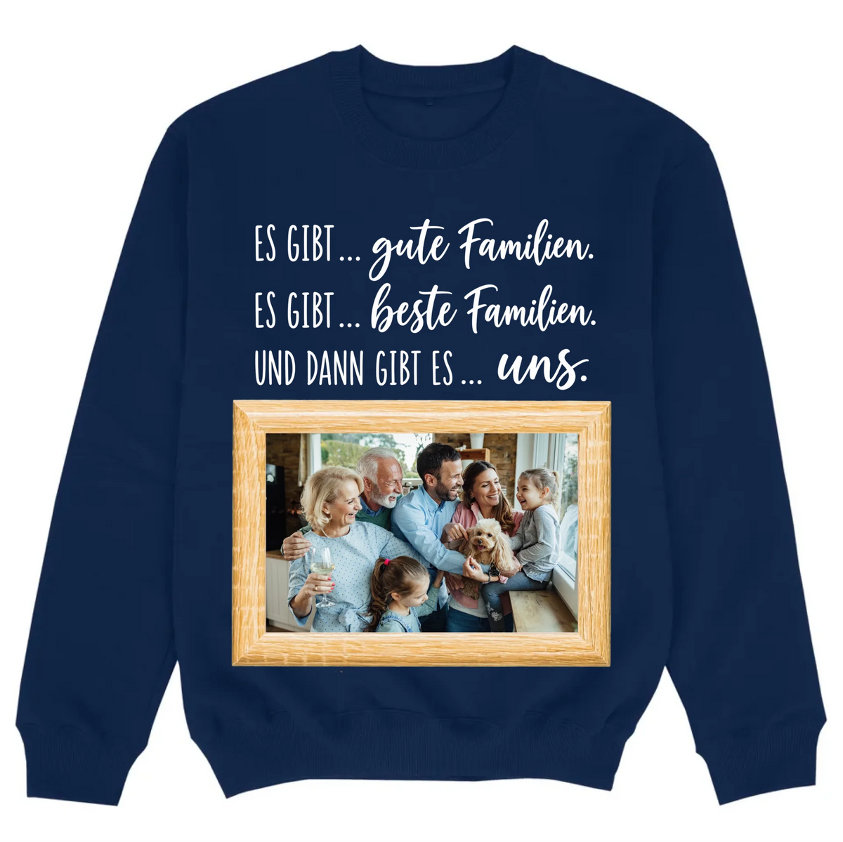 mockup sweater navy