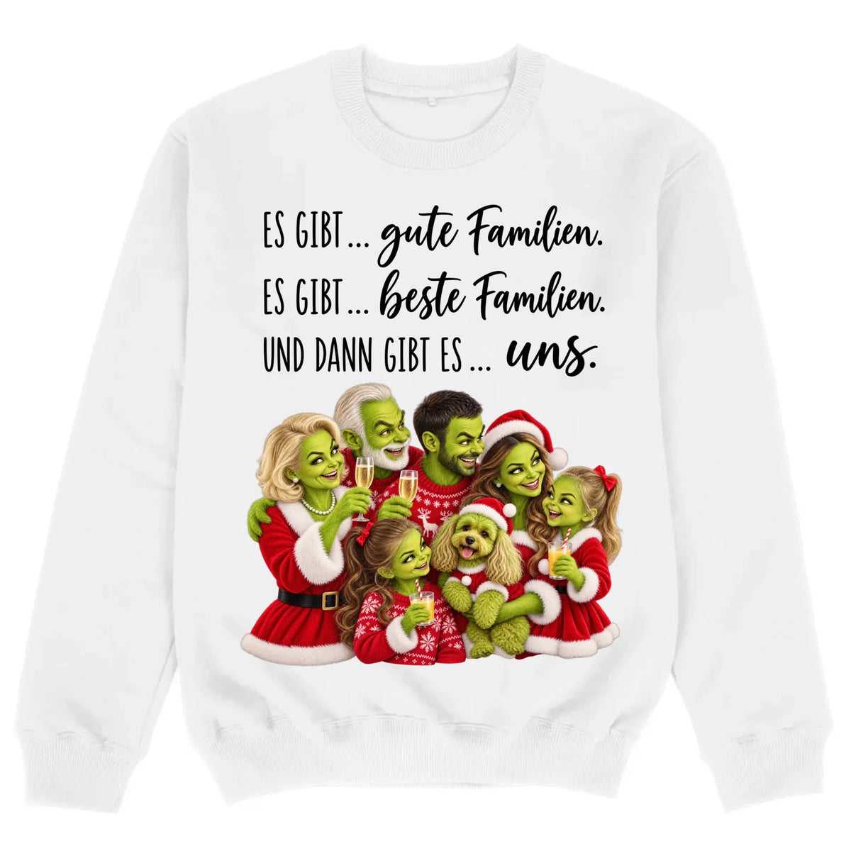 mockup sweater white