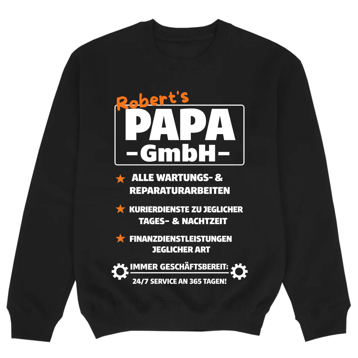 mockup sweater black