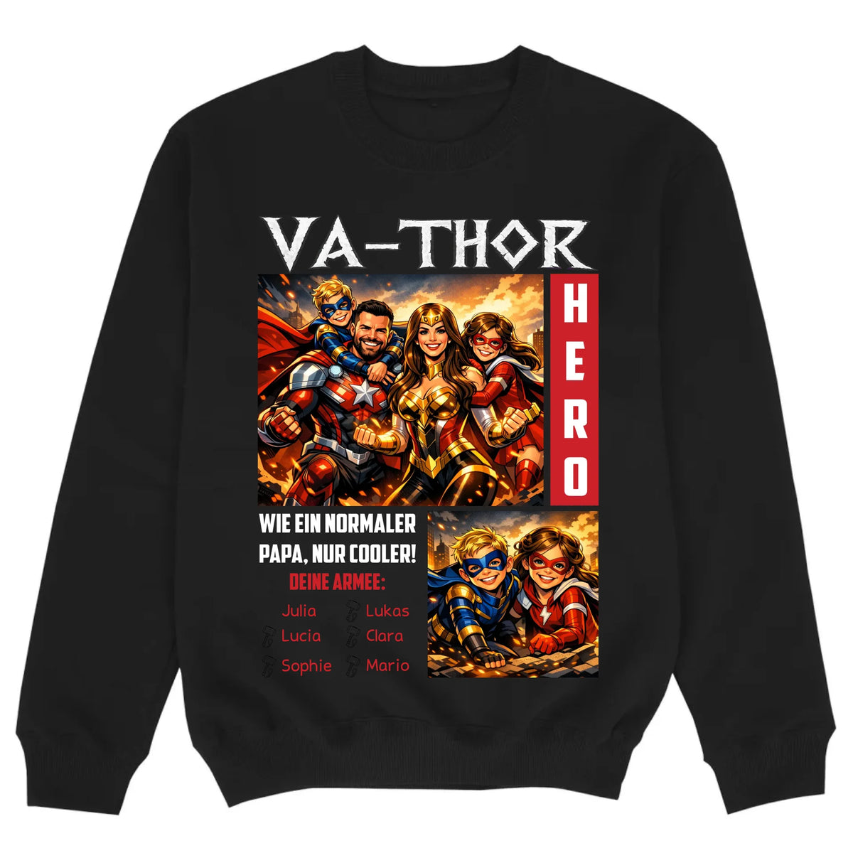 mockup sweater black