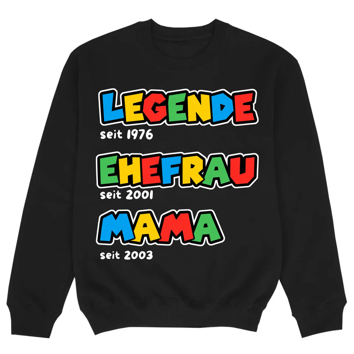 mockup sweater black