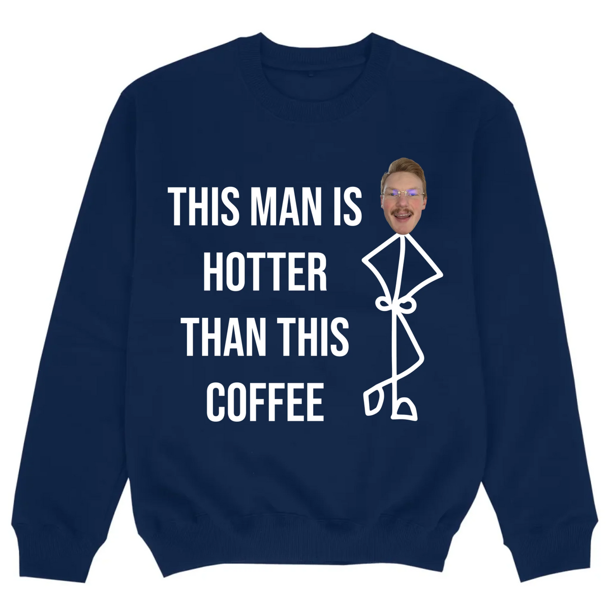 mockup sweater navy