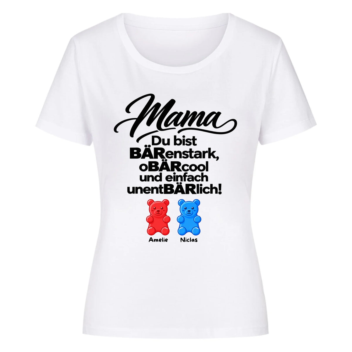 MAMA BÄR - Personalisierbares T-Shirt Damen