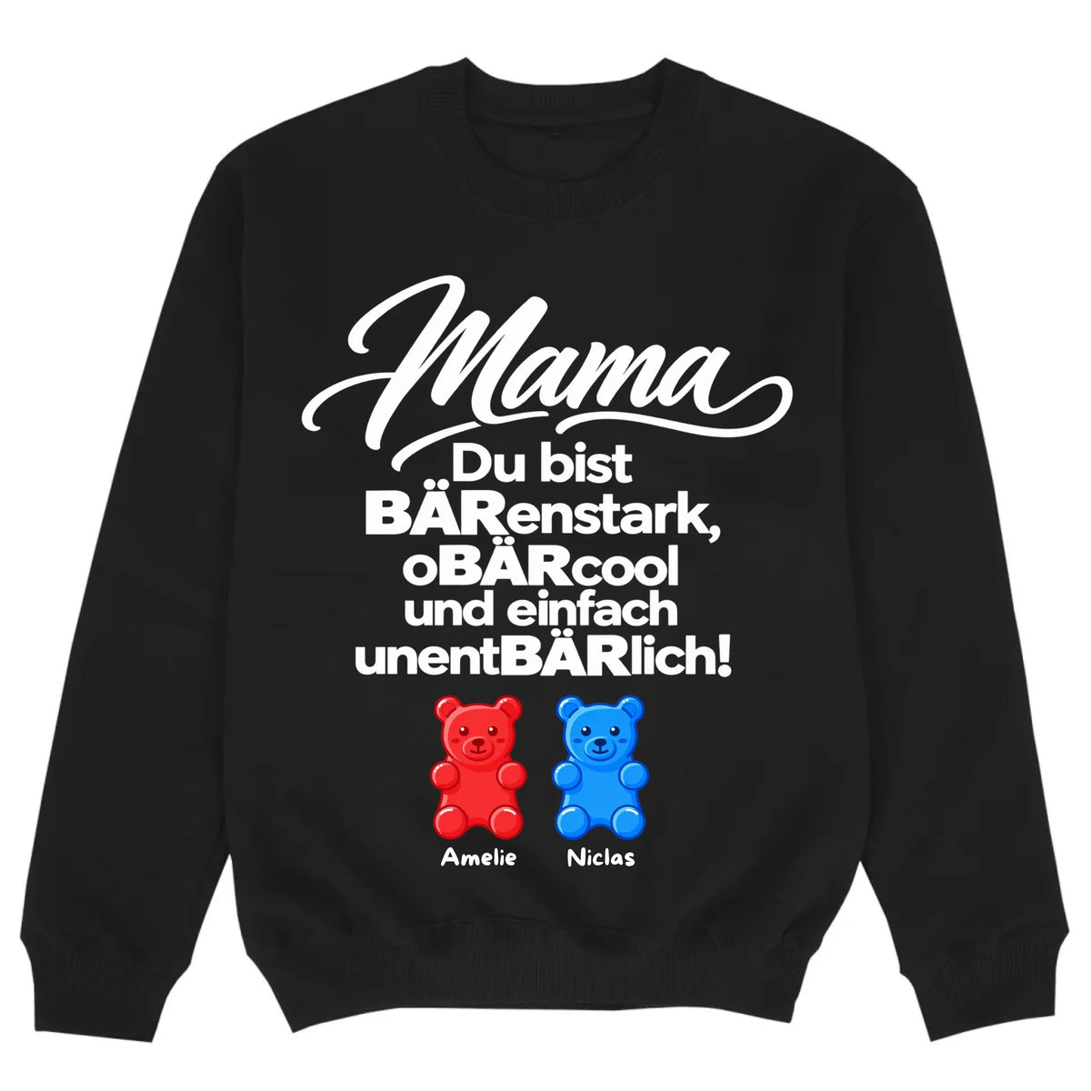 mockup sweater black