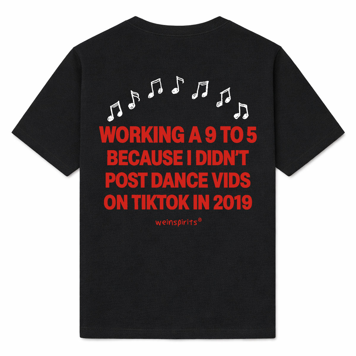 9 TO 5 DANCE VIDS - Premium T-Shirt Backprint