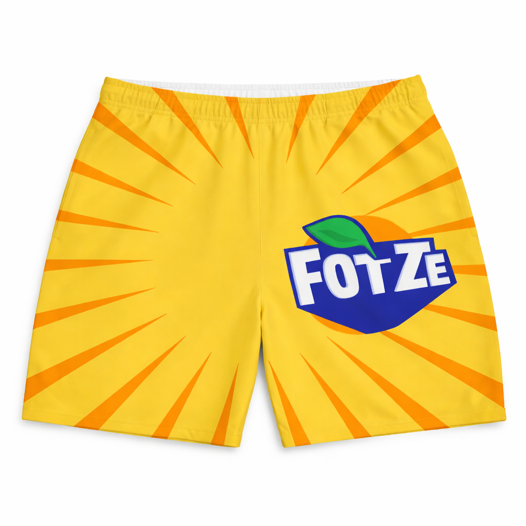 FOTZE - Premium Badeshort Fullprint