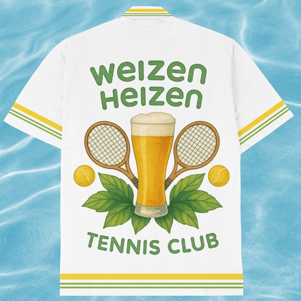 WEIZEN HEIZEN TENNIS CLUB - Hawaiihemd