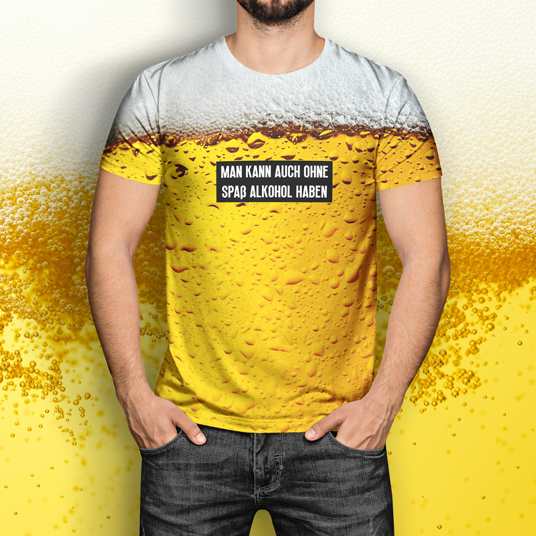 OHNE SPAß ALKOHOL - Fullprint Tshirt