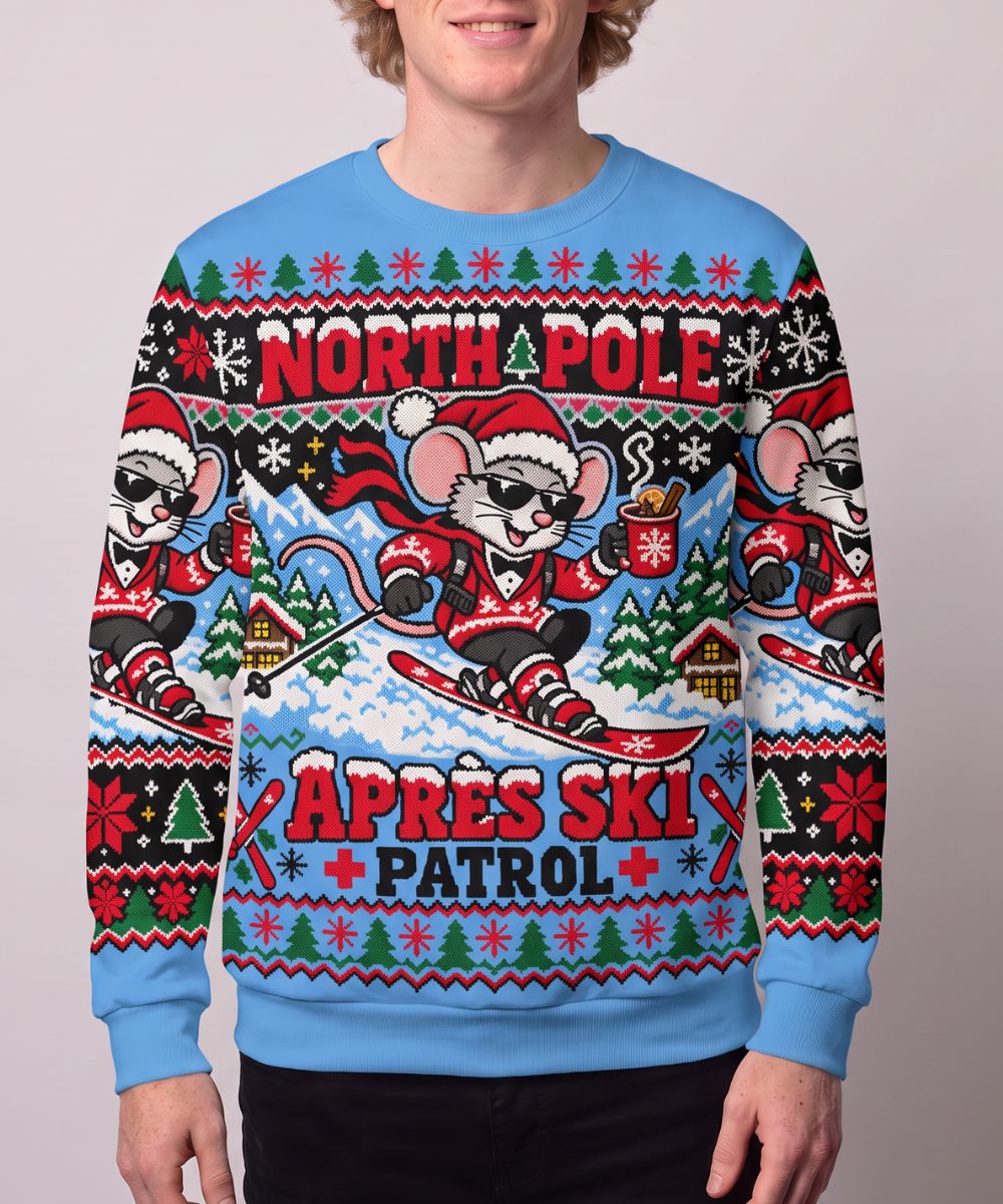 NORTH POLE APRES SKI PATROL - Signature Christmas Sweater