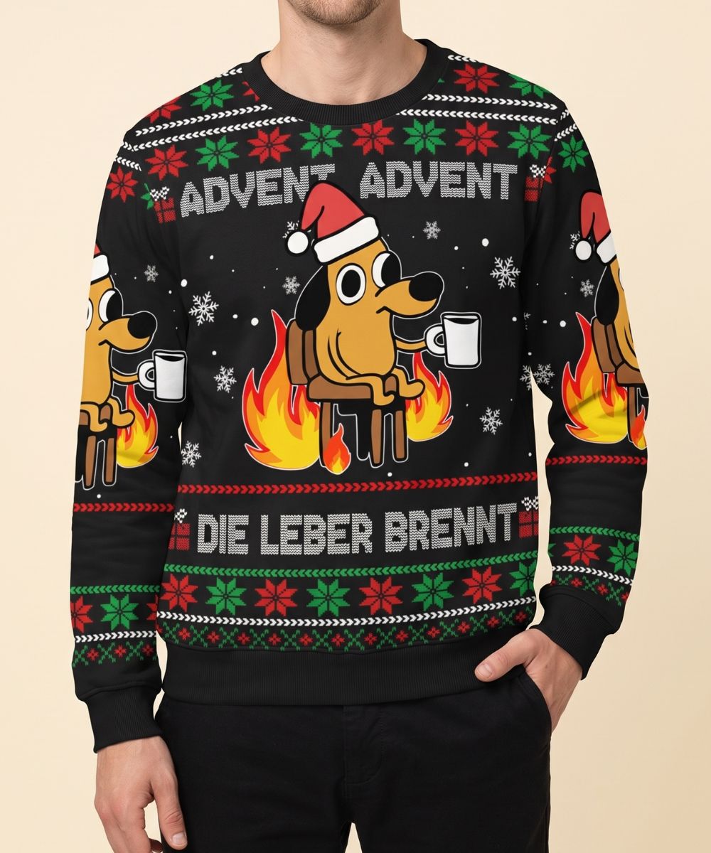 ADVENT DIE LEBER BRENNT - Signature Kersttrui
