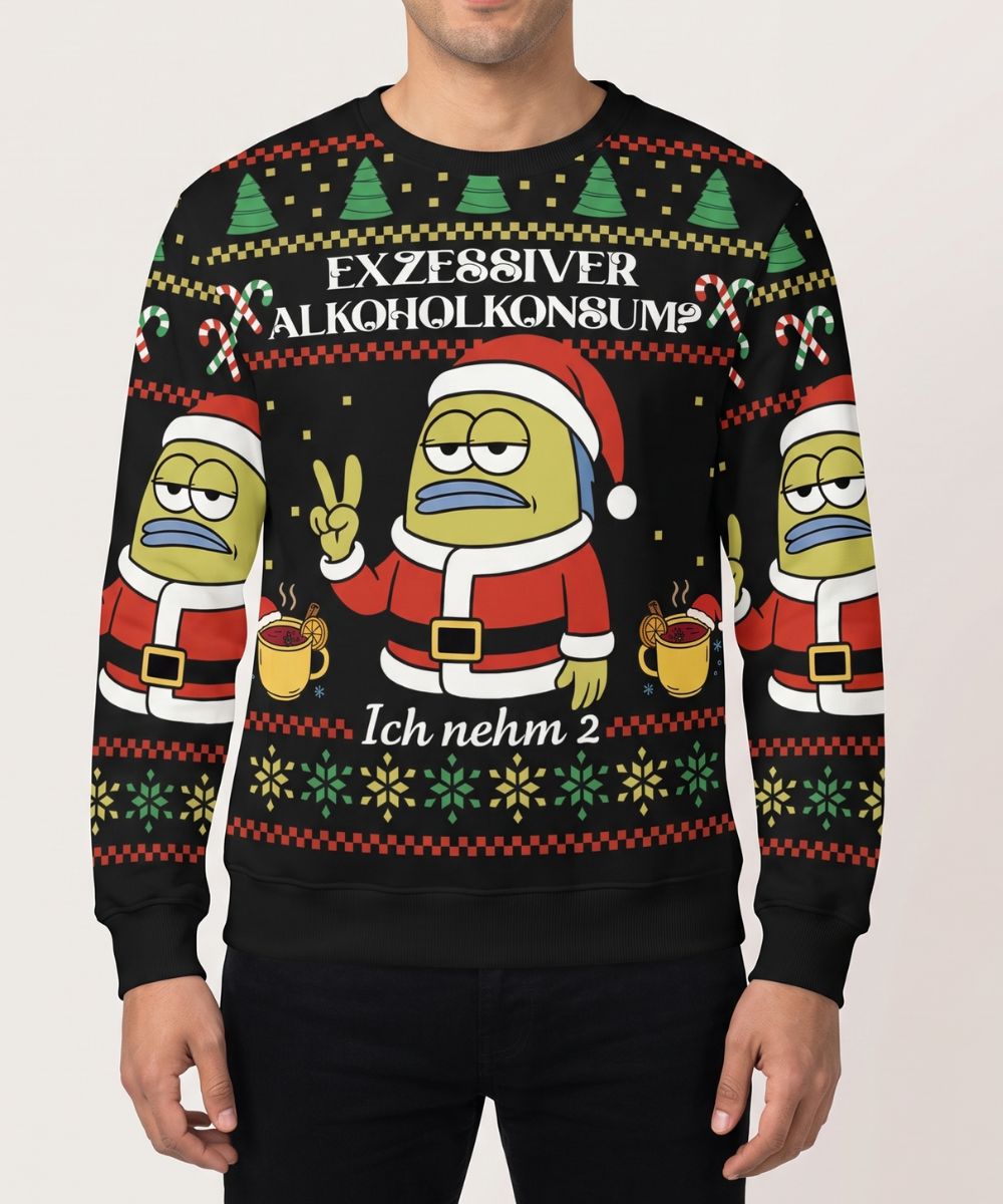 ICH NEHM 2 - Maglione Natalizio Signature