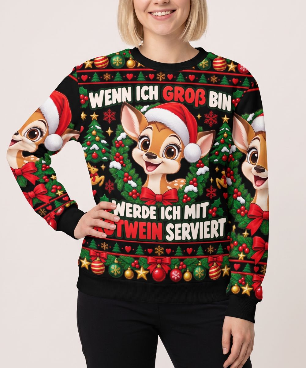 WENN ICH GROß BIN - Signature Kersttrui