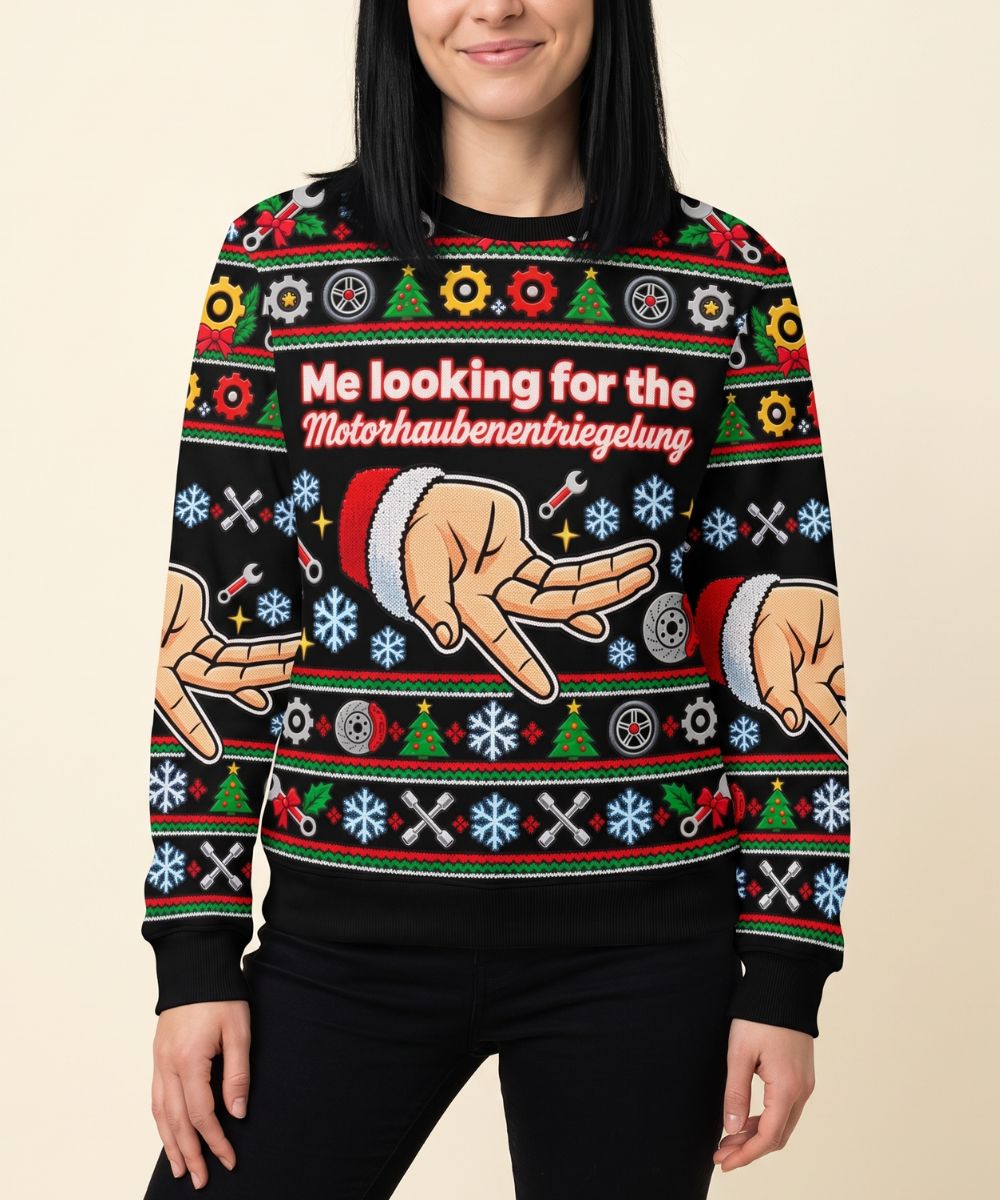 MOTORHAUBENENTRIEGELUNG - Signature Christmas Sweater