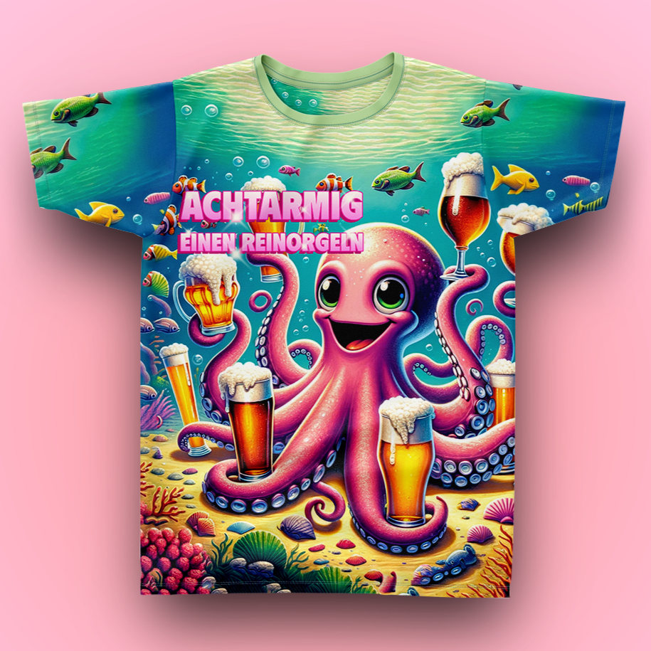 ACHTARMIG - Fullprint Shirt