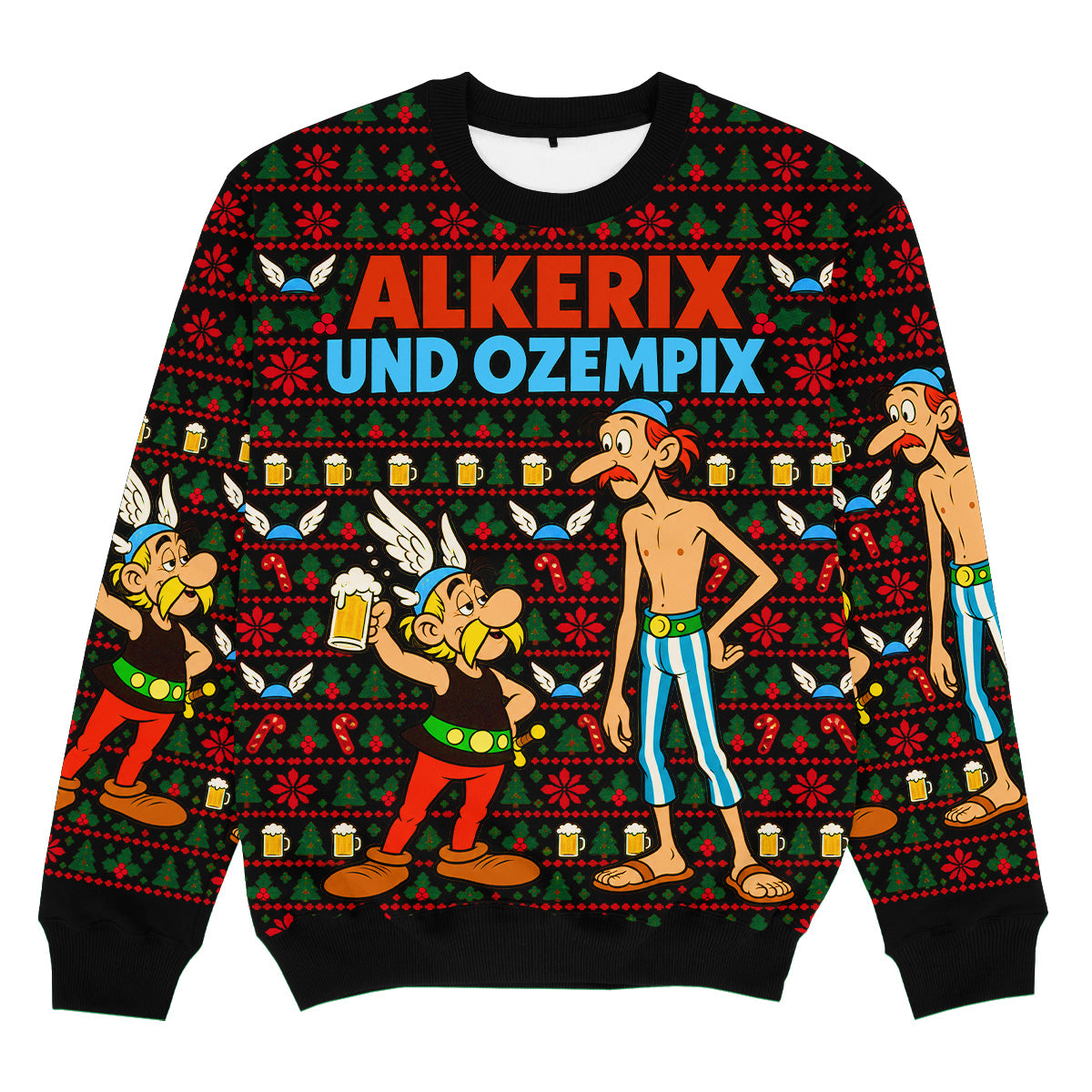 ALKERIX UND OZEMPIX - Felpa natalizia Signature
