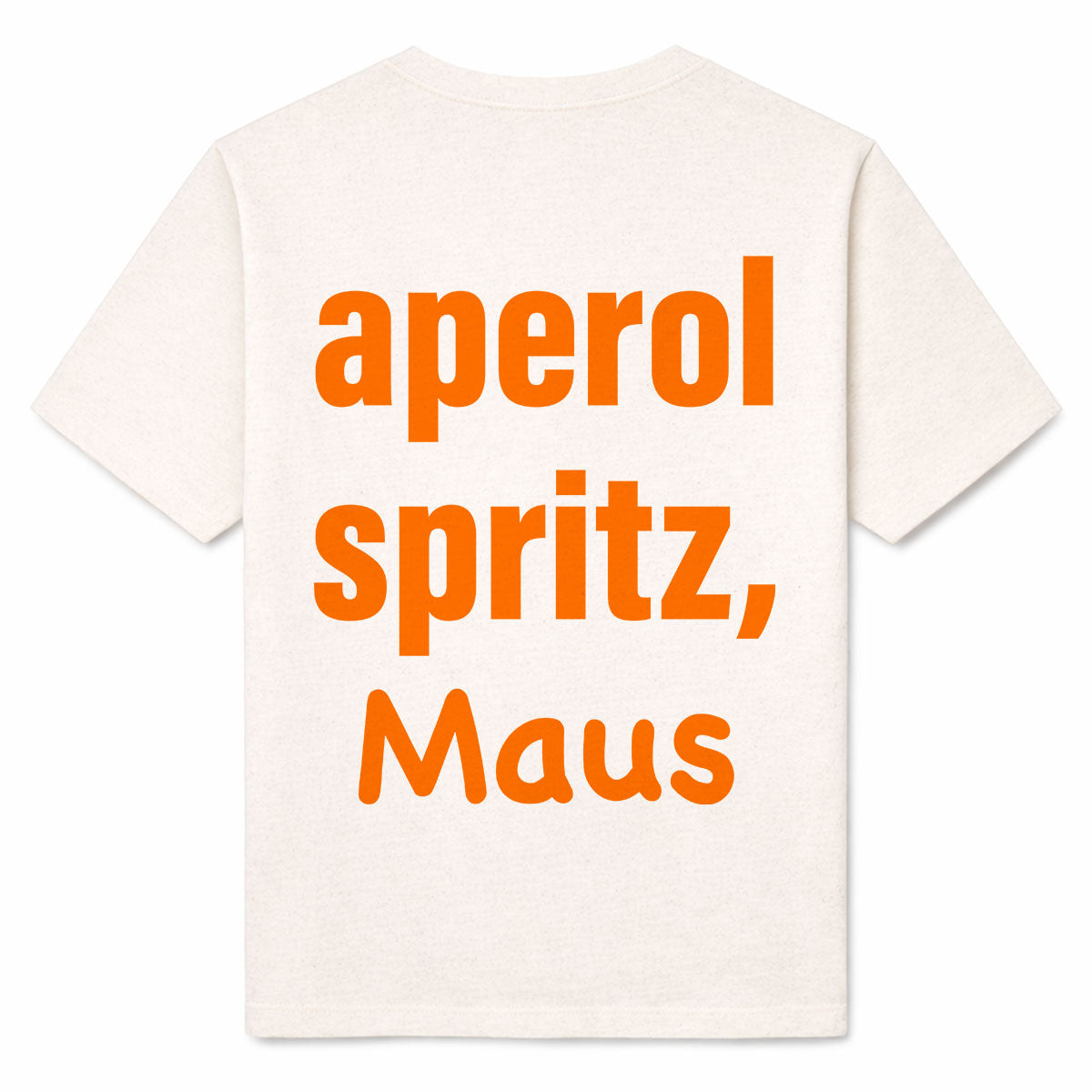 APEROL SPRITZ MAUS - Premium T-Shirt Backprint