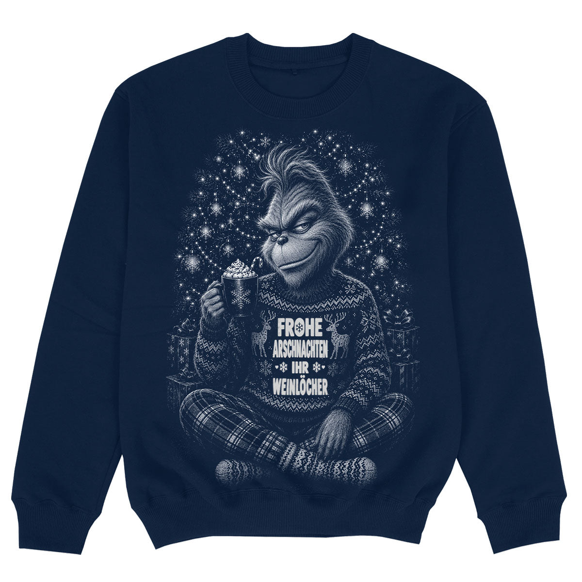 FROHE ARSCHNACHTEN MEME - Premium Sweater