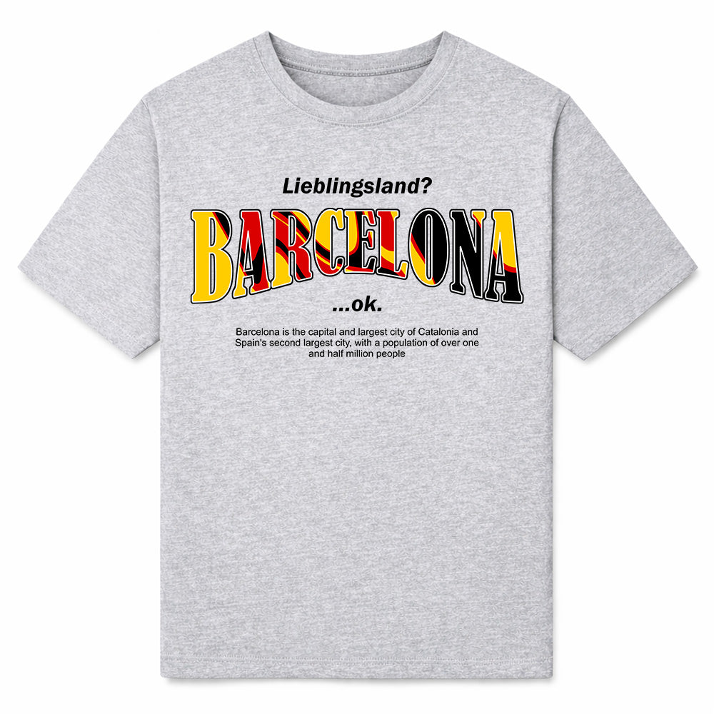 LIEBLINGSLAND BARCELONA - Premium T-Shirt Unisex