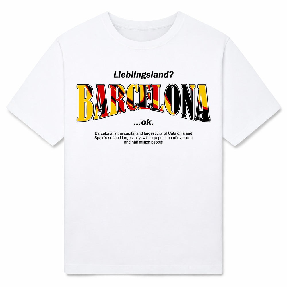 LIEBLINGSLAND BARCELONA - Premium T-Shirt Unisex