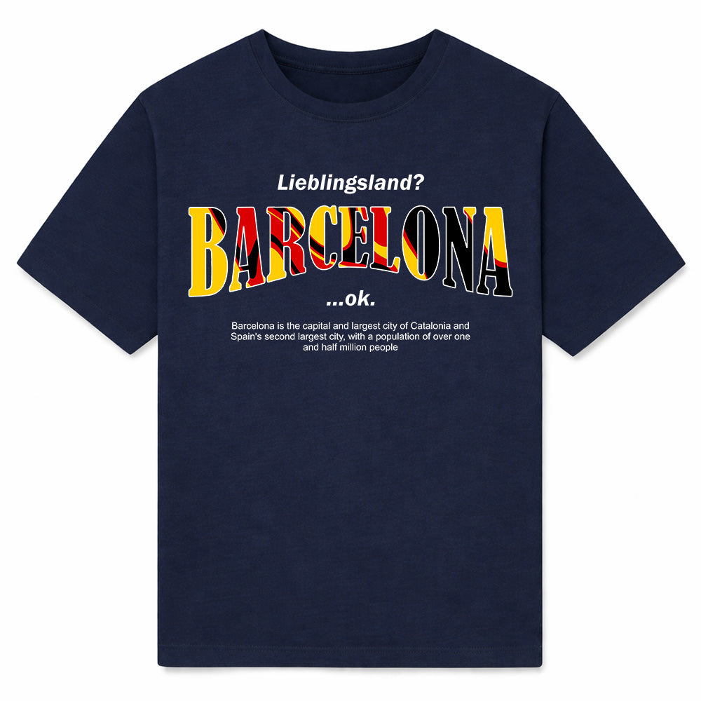 LIEBLINGSLAND BARCELONA - Premium T-Shirt Unisex