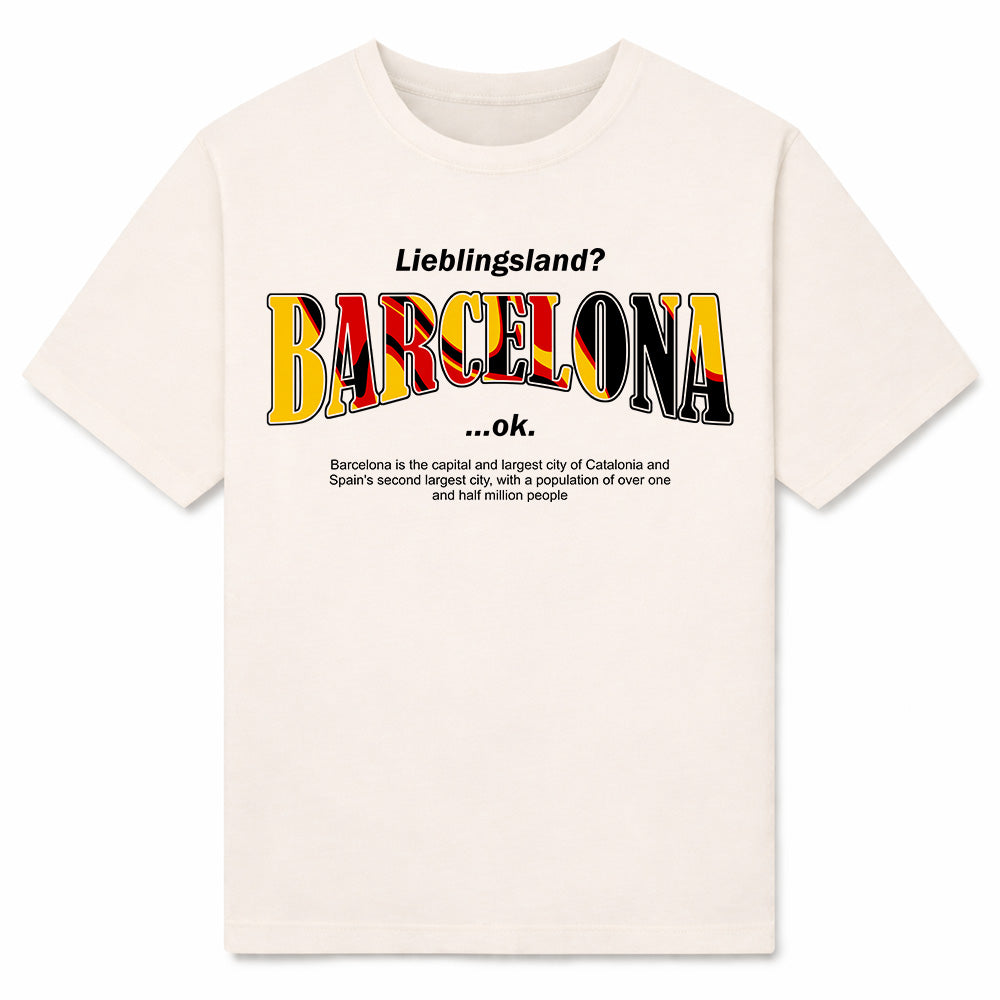 LIEBLINGSLAND BARCELONA - Premium T-Shirt Unisex
